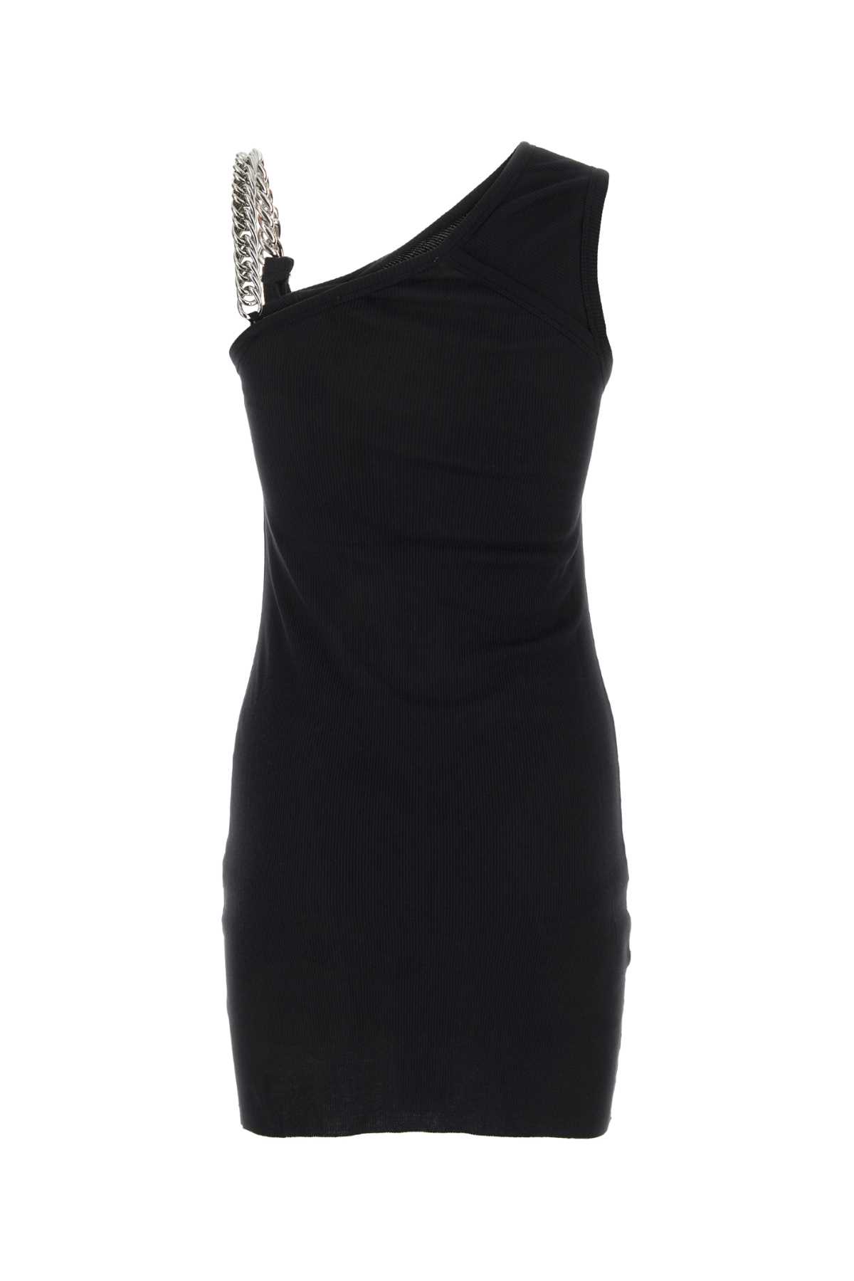 Alyx Black Cotton Mini Dress In Blk0001