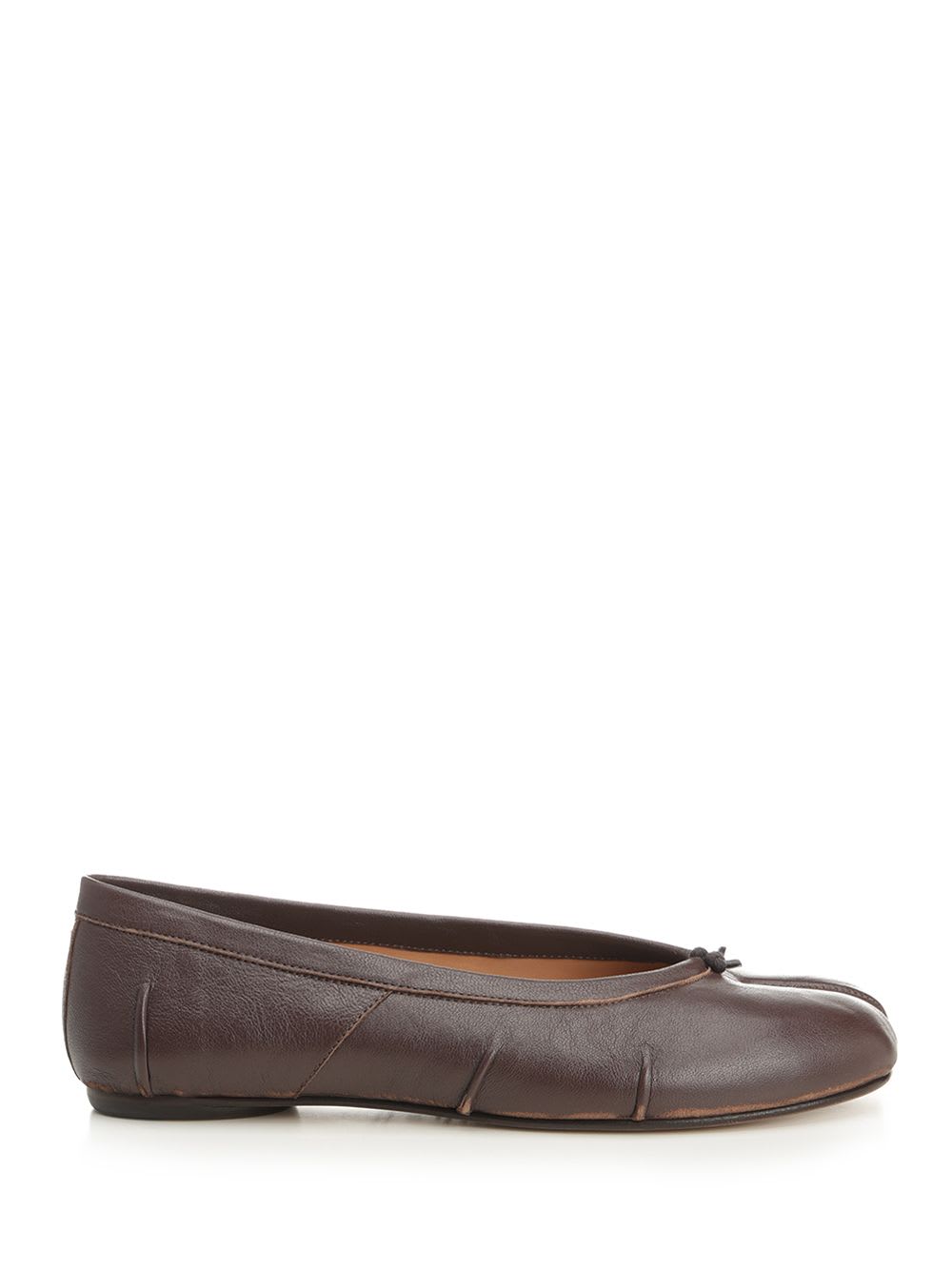 Maison Margiela Tabi New Ballerina In Brown
