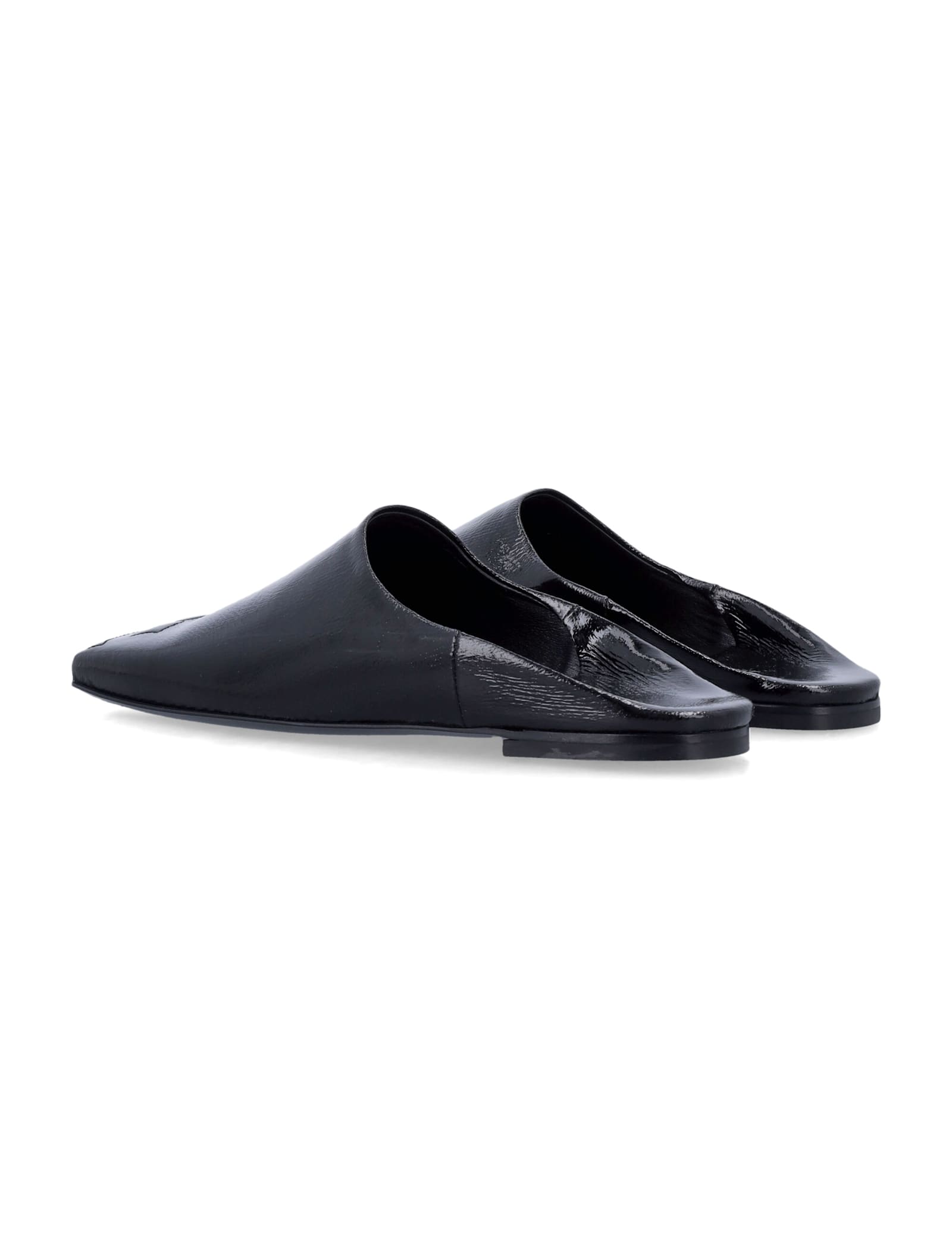 Shop Courrèges Heritage Shadow Mules In Black