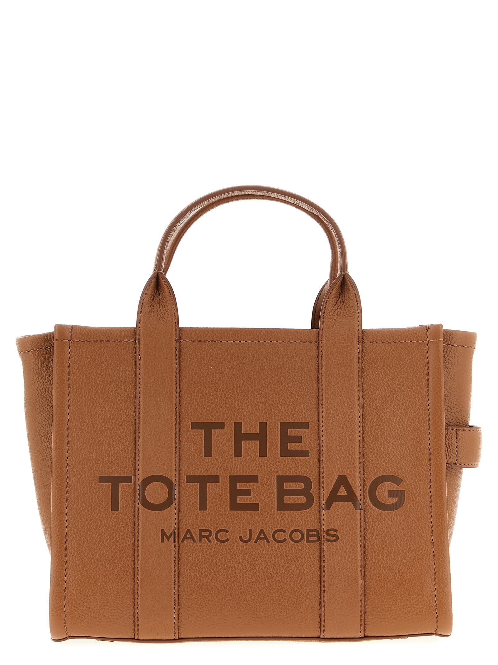Marc Jacobs Shopping The Leather Medium Tote In Brown