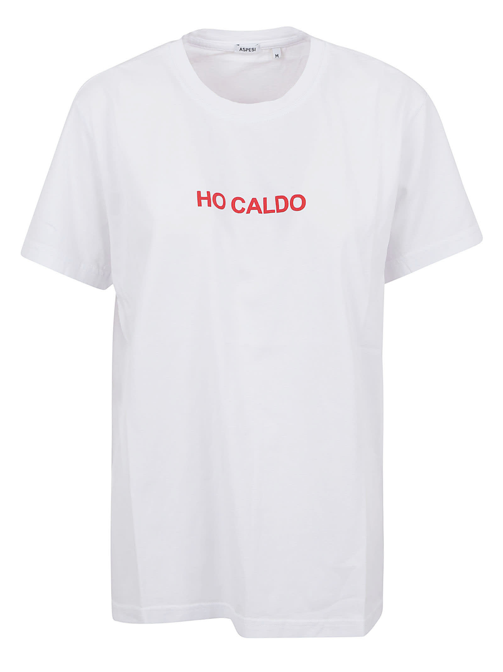 Shop Aspesi T-shirt Ho Caldo In White