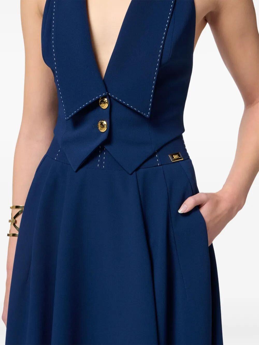 Elisabetta Franchi Flared Midi Skirt