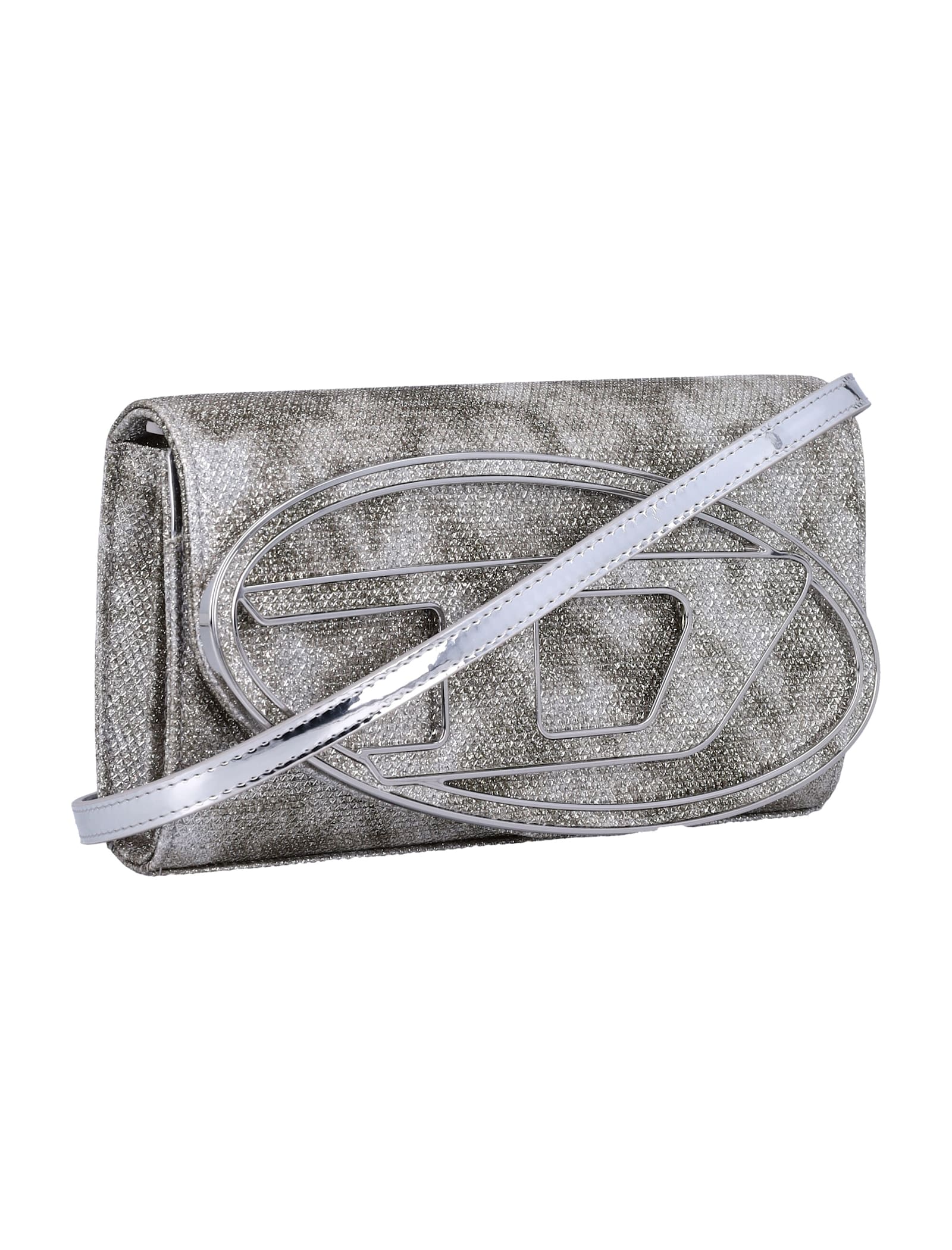 Diesel 1dr Crossbody Wallet Bag In Beige