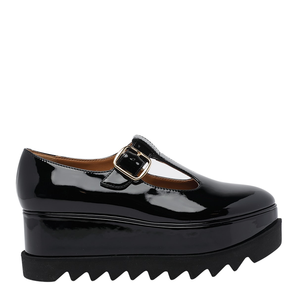 Stella Mccartney Limited Edition Elyse Monochrome Platform Shoes In Black