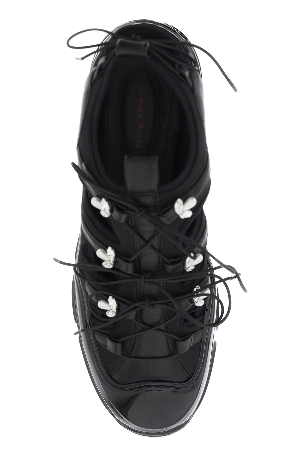 Shop Simone Rocha Hybrid Tracker Sneaker In Black (black)