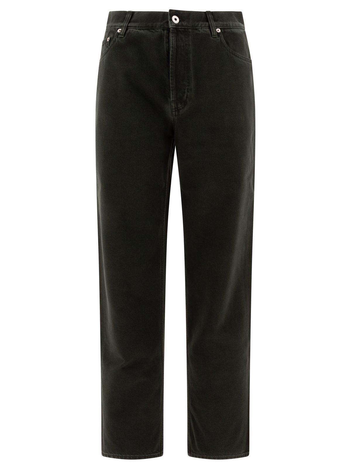 Logo Patch Straight-leg Jeans