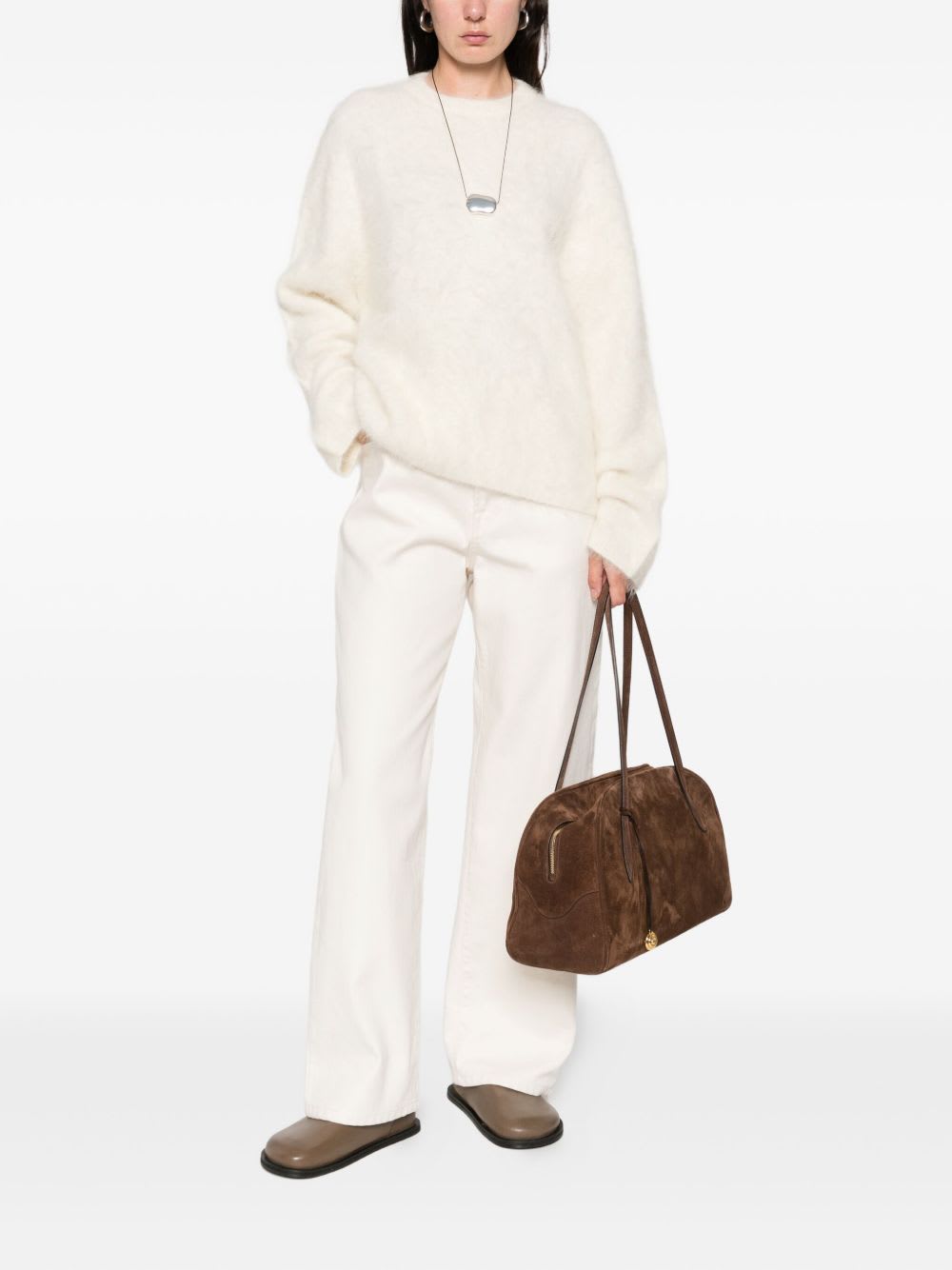 Goat Soft  Crewneck Sweater In Neutral