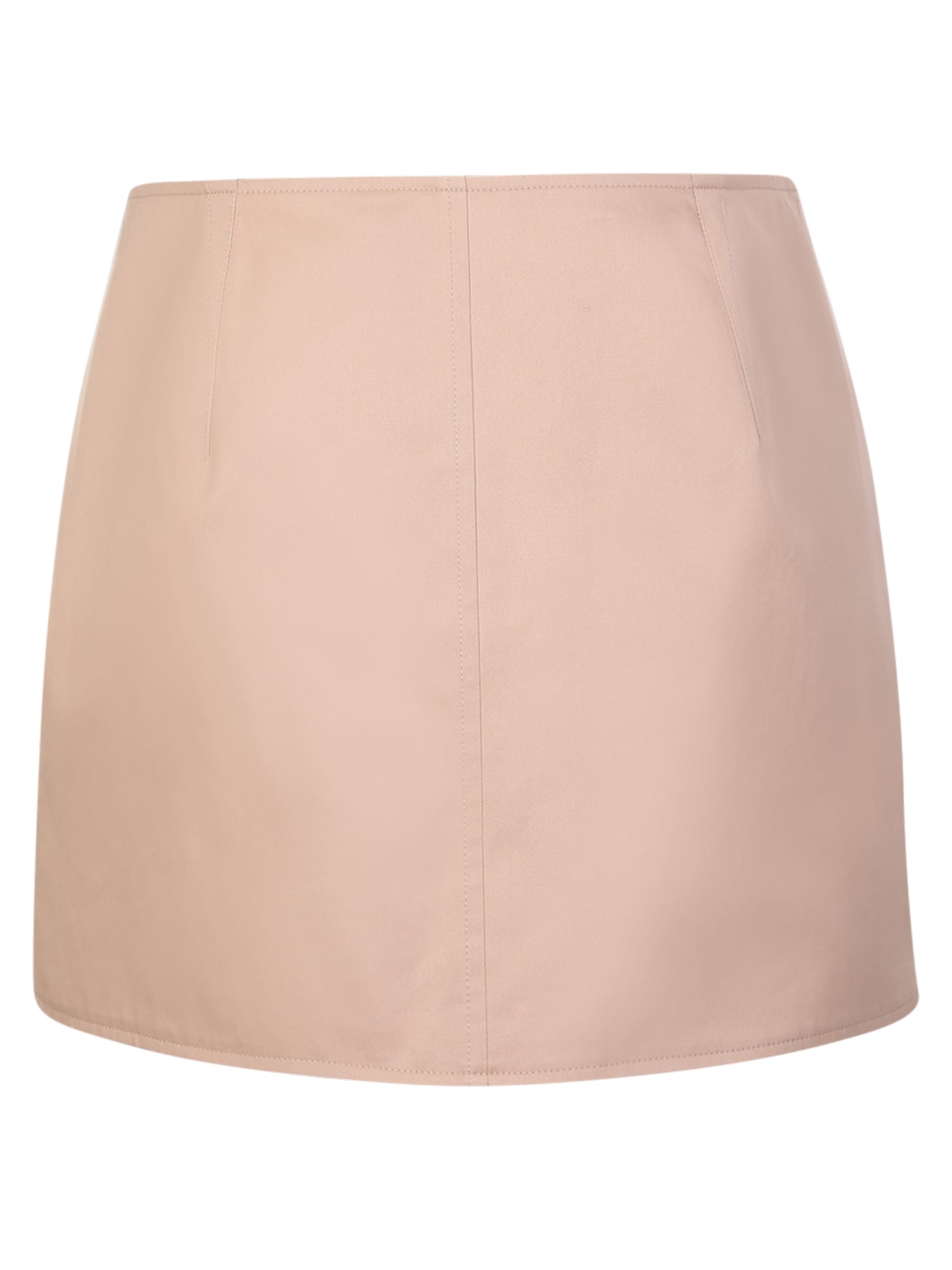 Shop Burberry Beige Trench Miniskirt