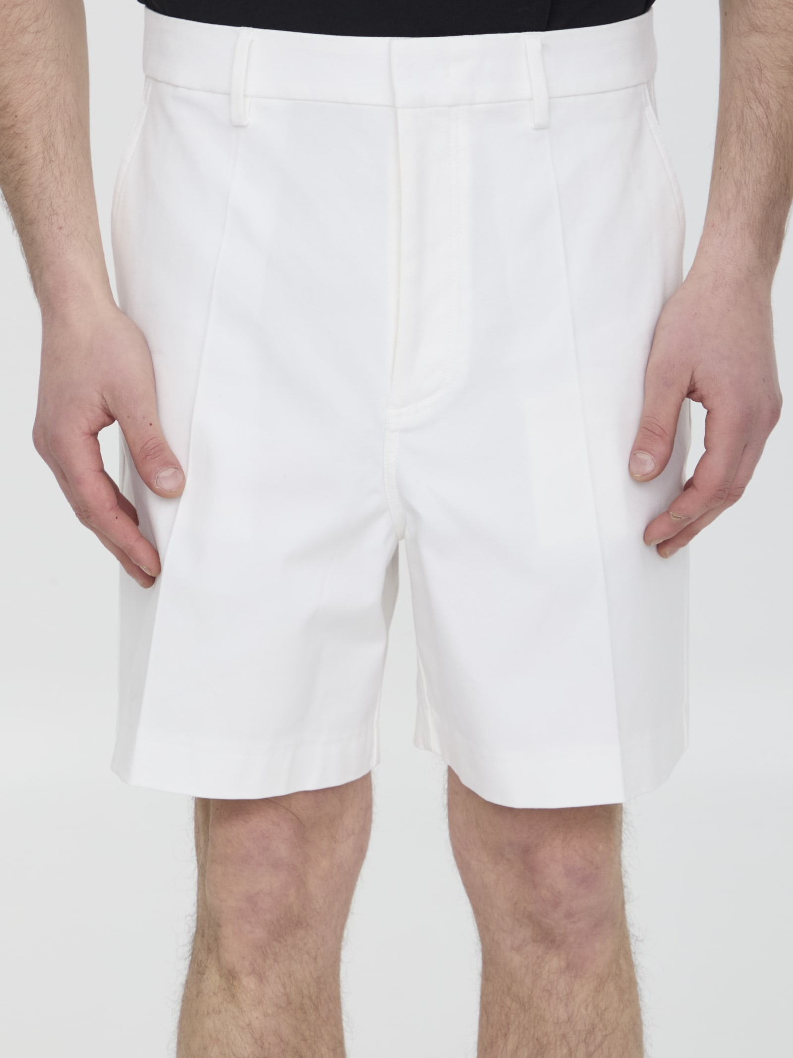 VALENTINO BERMUDA SHORTS WITH V DETAIL 