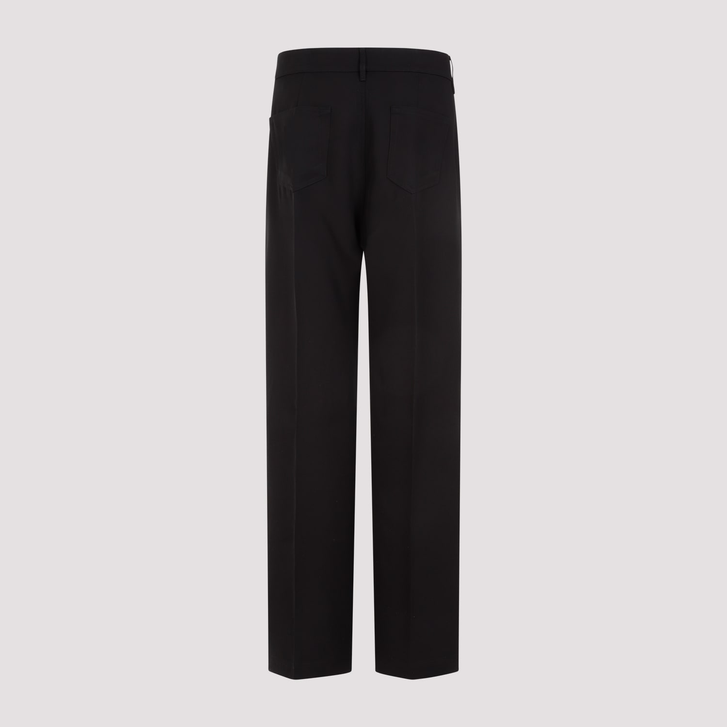 Shop Rick Owens Geth Silk Wool Jeans In Black