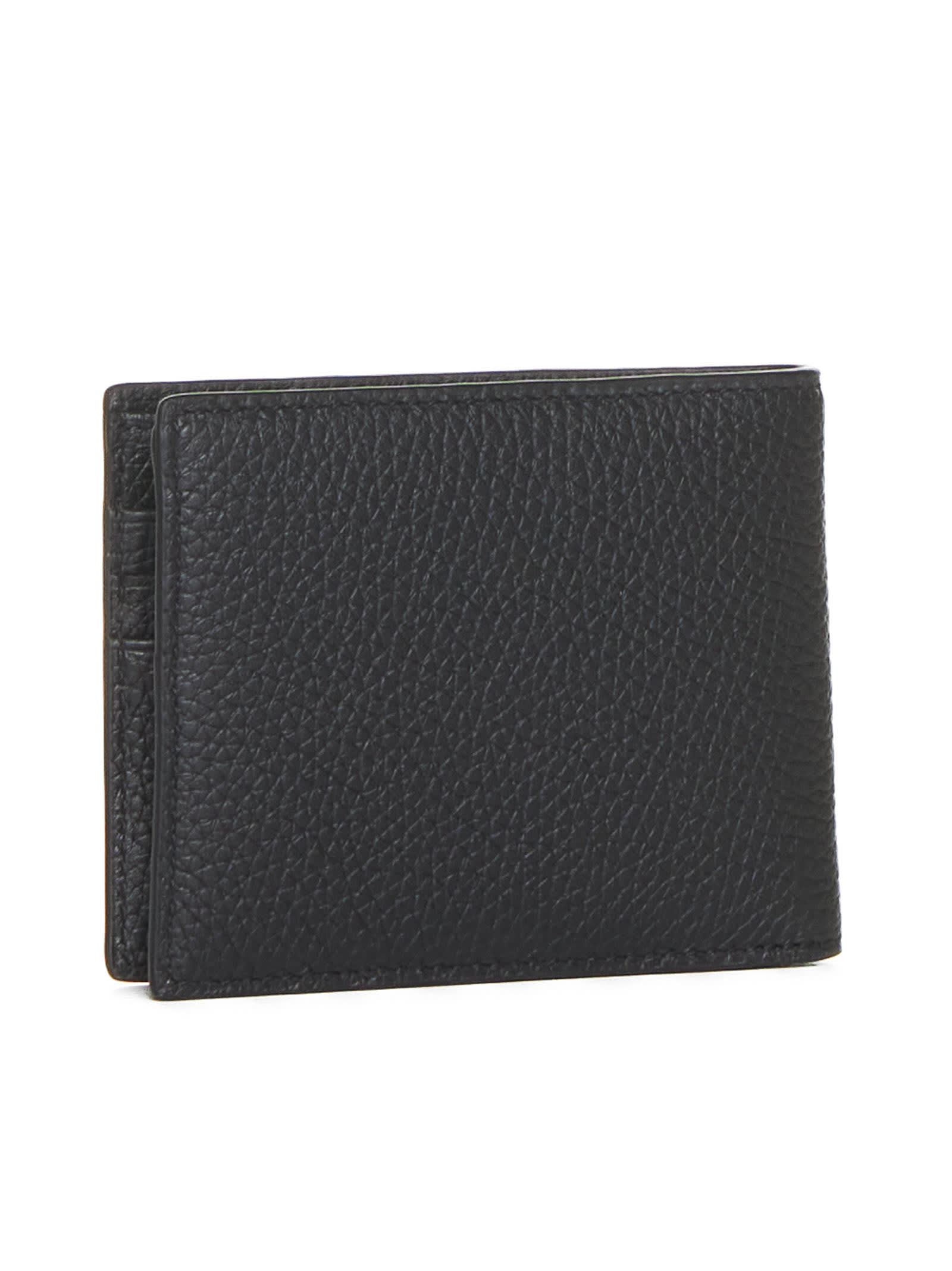Shop Bally Wallet In Black/red+pall