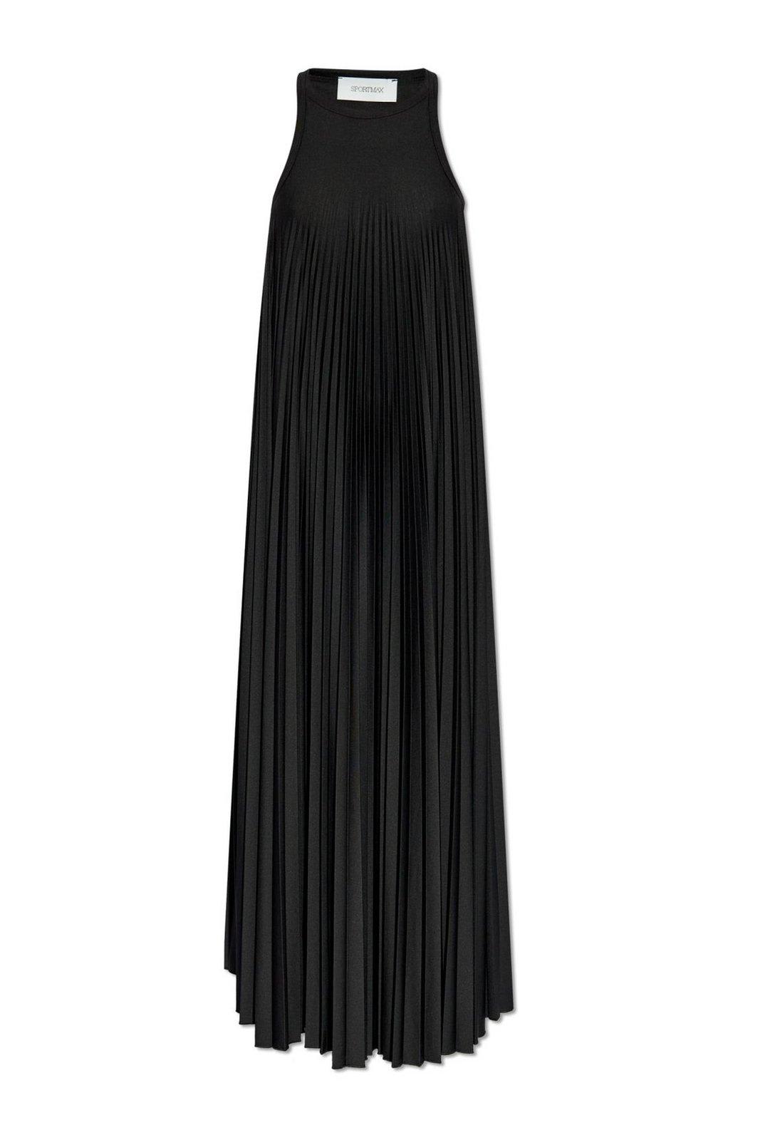 Sportmax Verdier Sleeveless Maxi Dress In Black