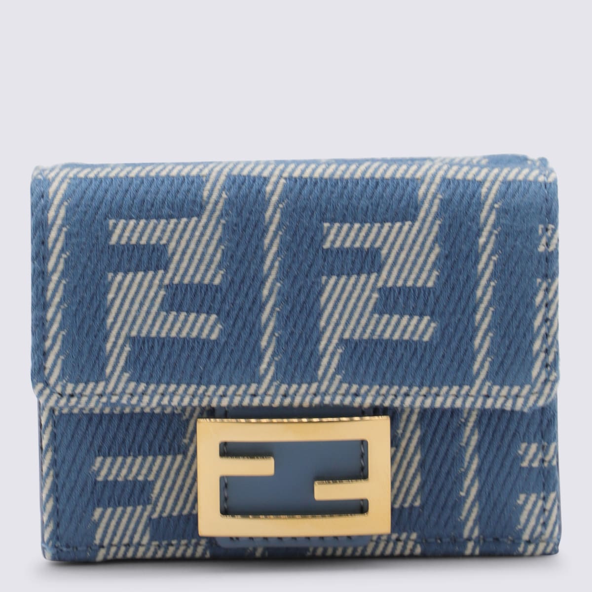 Fendi Baguette Wallets Blue