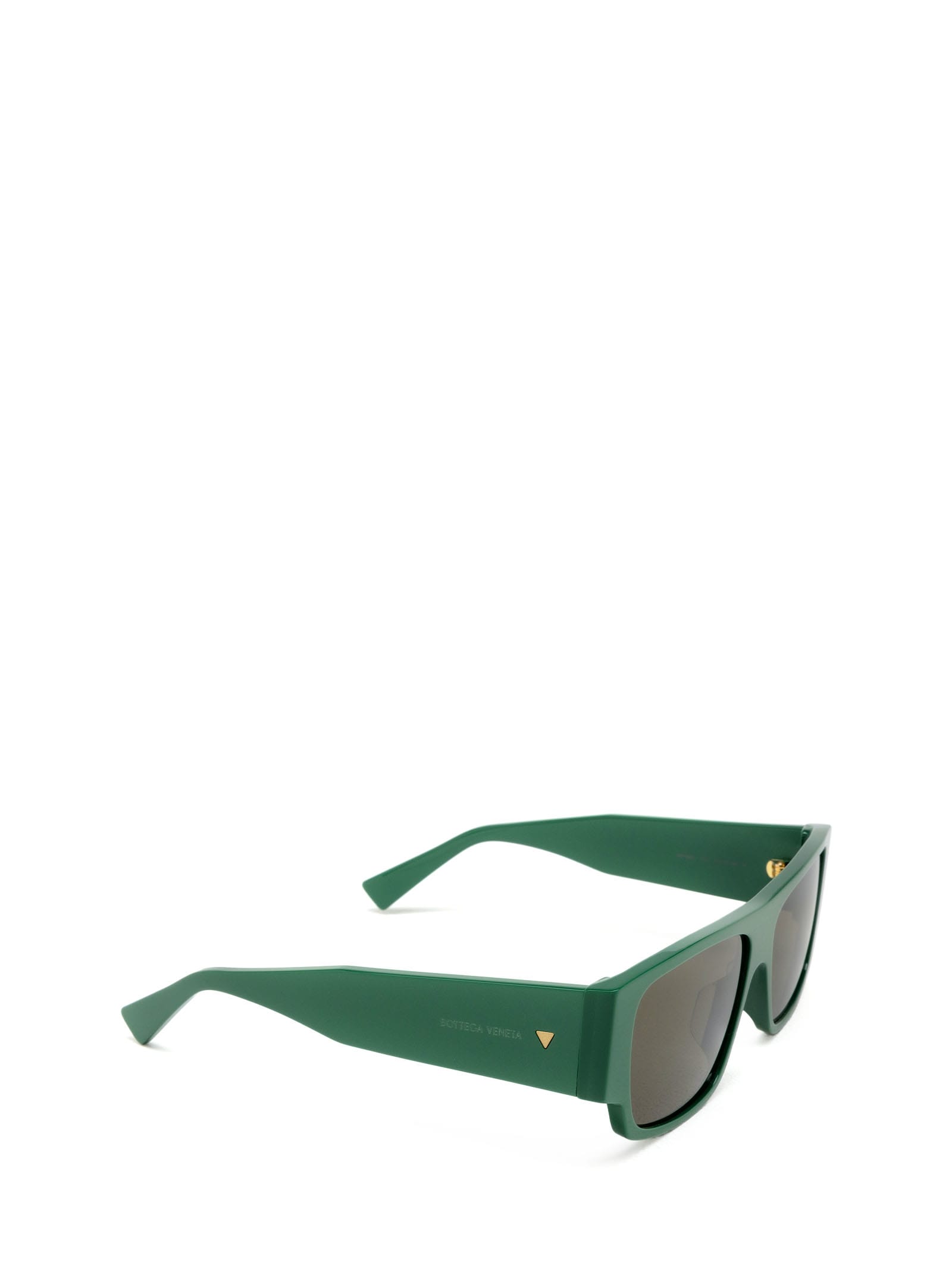 Shop Bottega Veneta Bv1286s Green Sunglasses