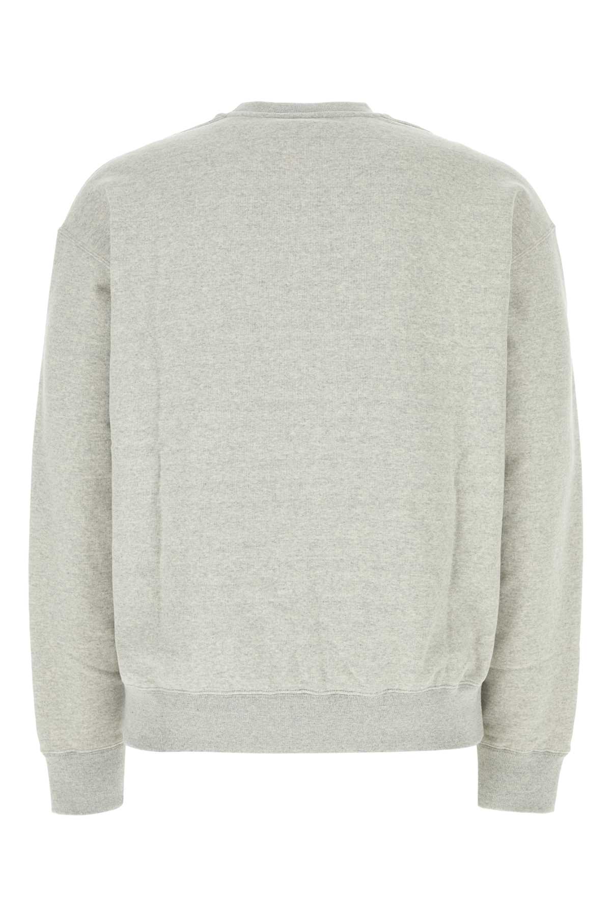 Shop Jil Sander Grey Cotton Oversize Sweatshirt In 052