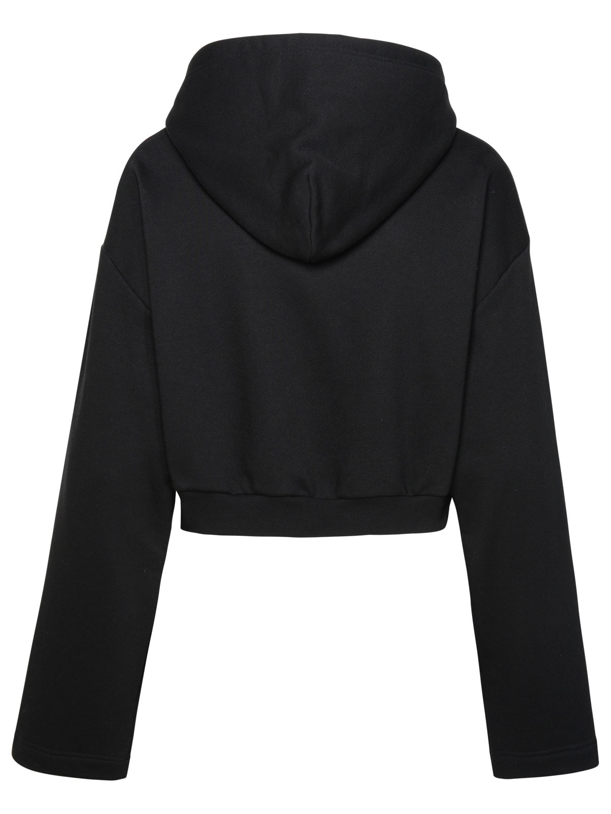 Shop Versace Medusa Black Cotton Sweatshirt