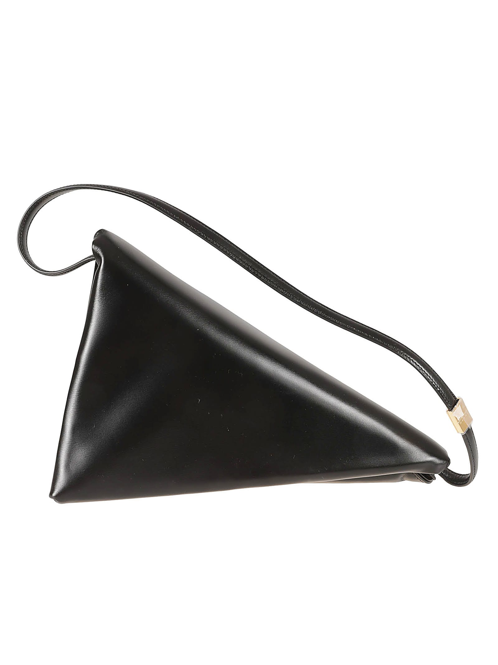 Marni Prisma Triangle Shoulder Bag In Black