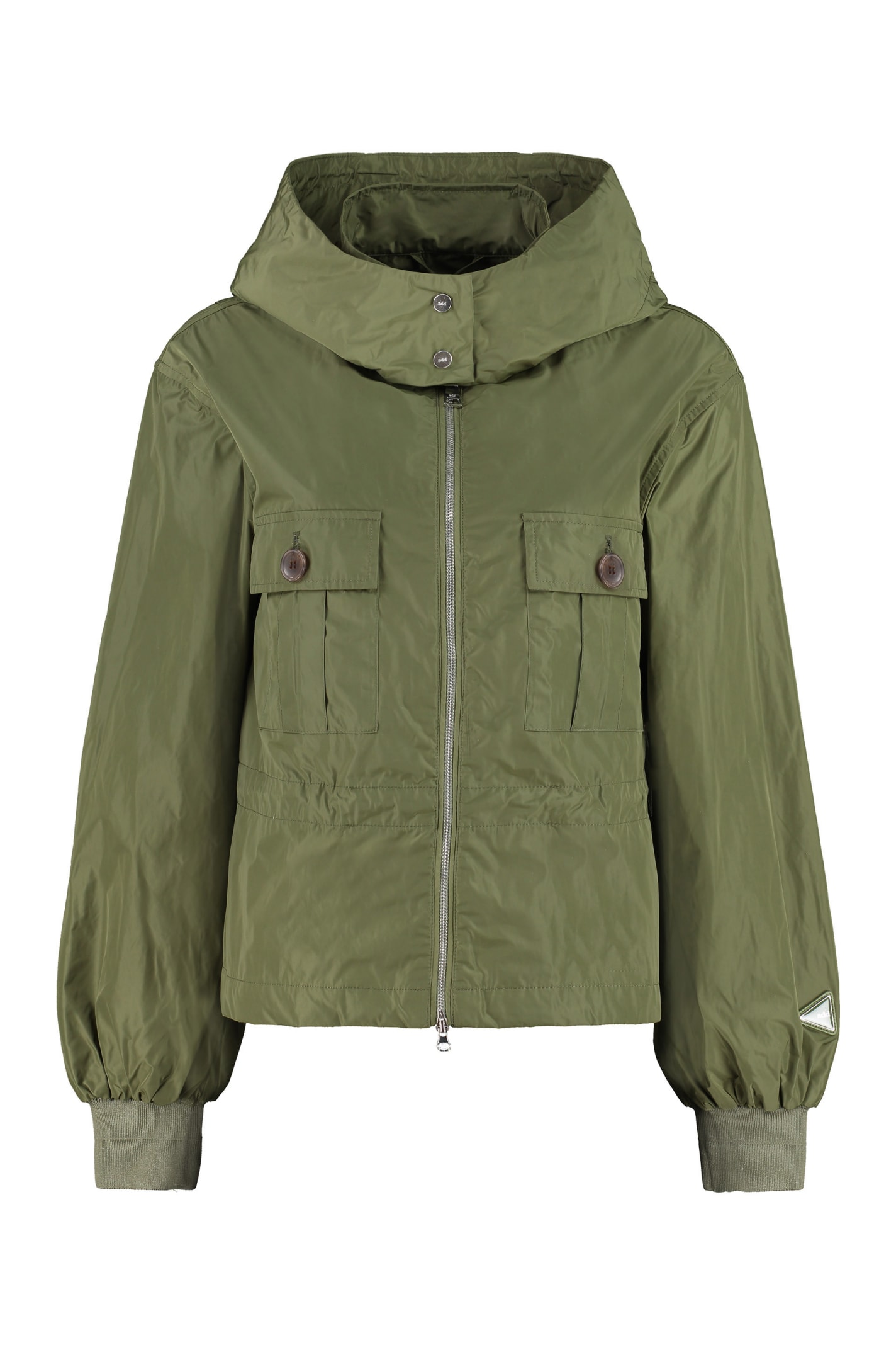 Add Technical Fabric Hooded Jacket