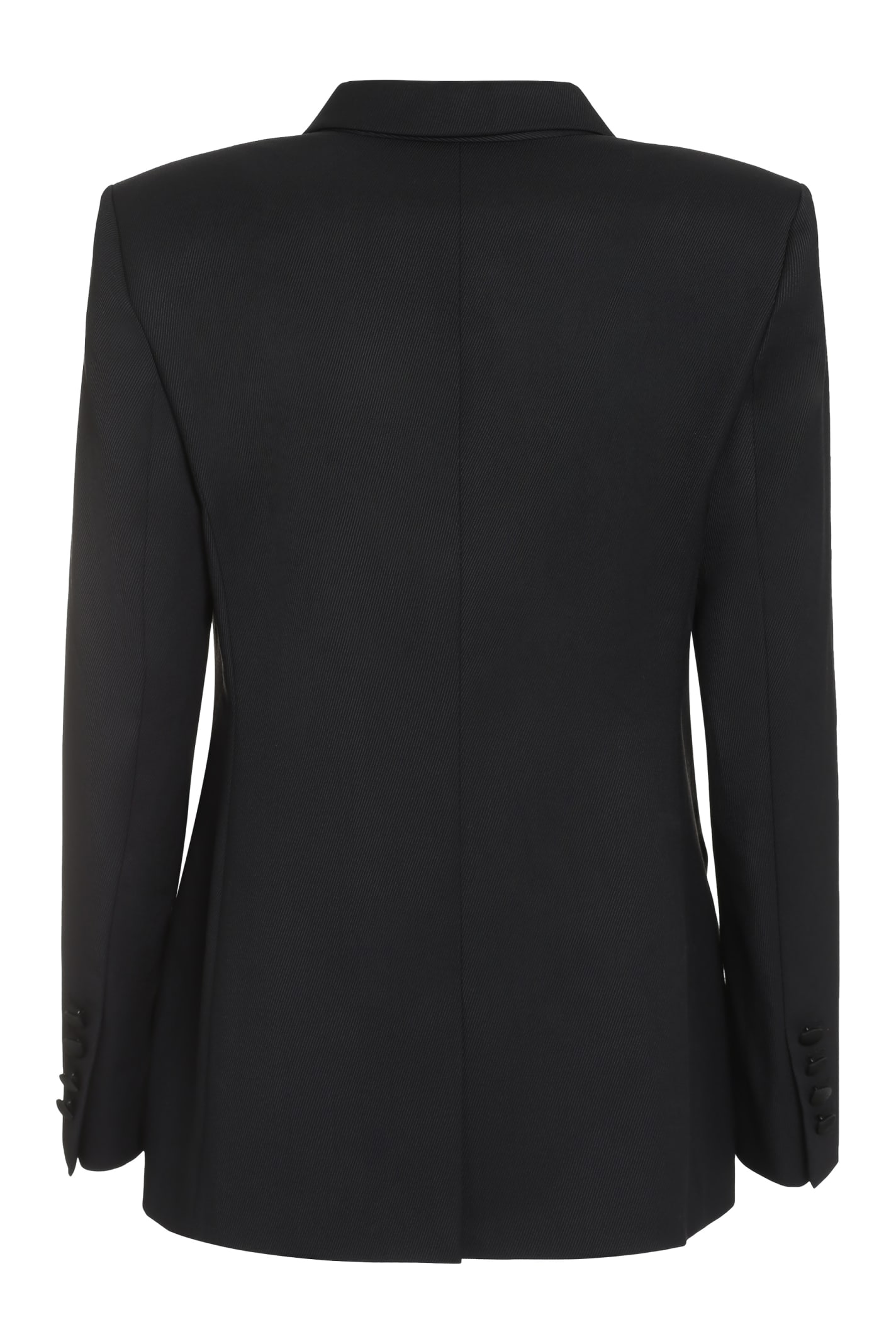 Shop Hugo Boss Jatuxa Double-breasted Jacket In Black