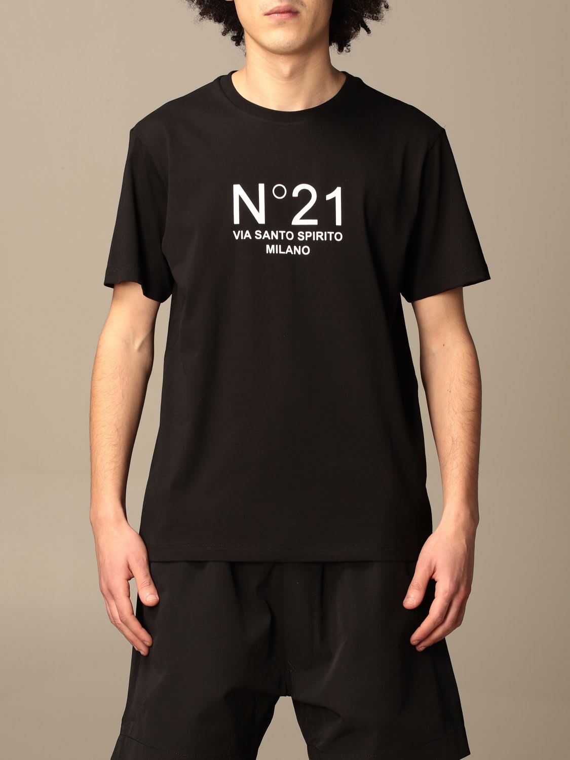 N.21 N° 21 T-shirt N ° 21 T-shirt With Logo