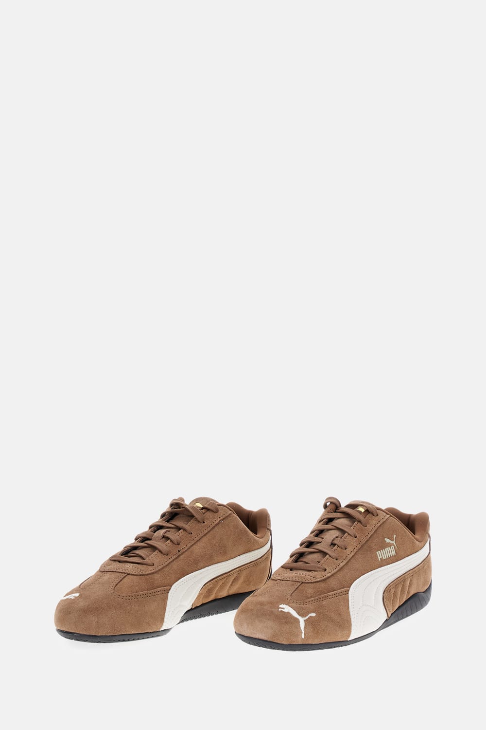 Puma Coffee Suede Leather Speedcat Og Sneakers In Brown