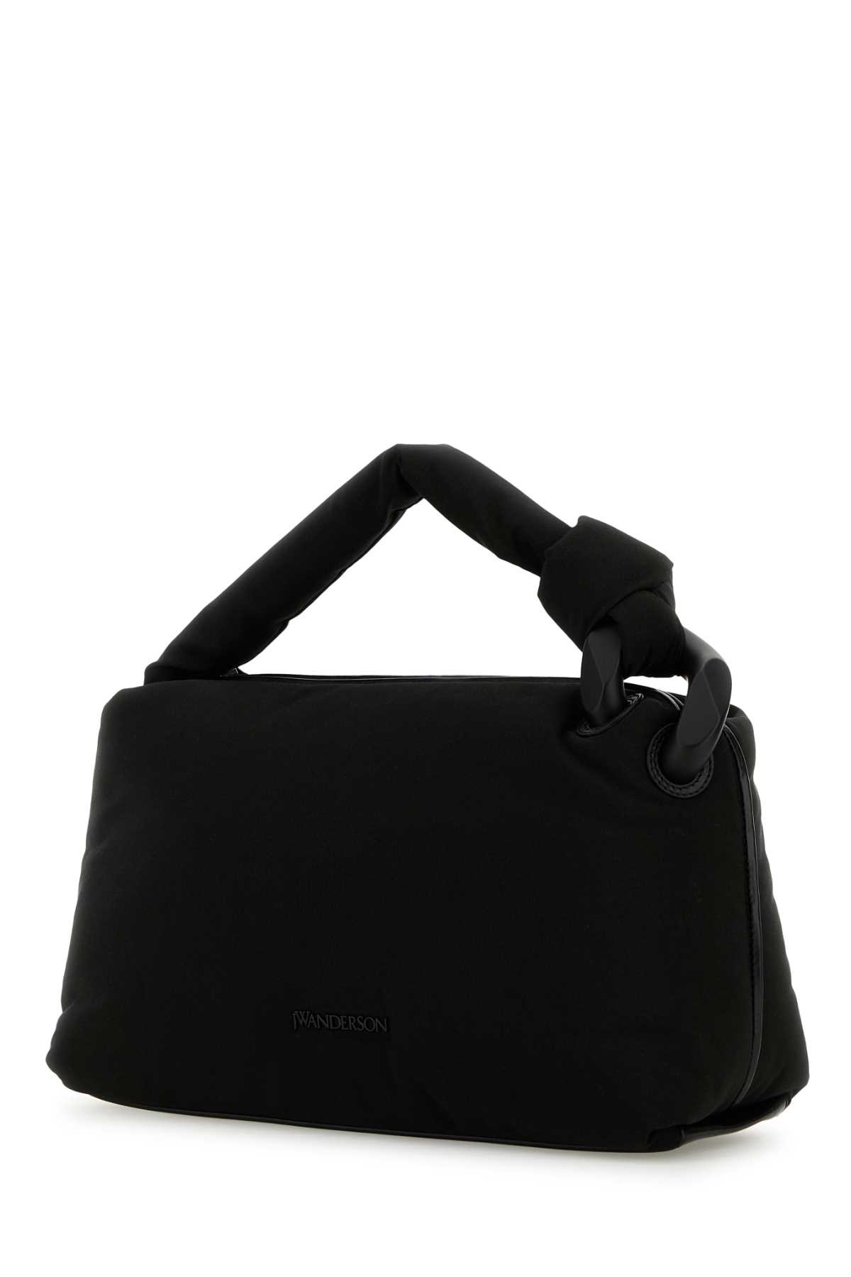 JW ANDERSON BLACK FABRIC JWA PUFFY HANDBAG 