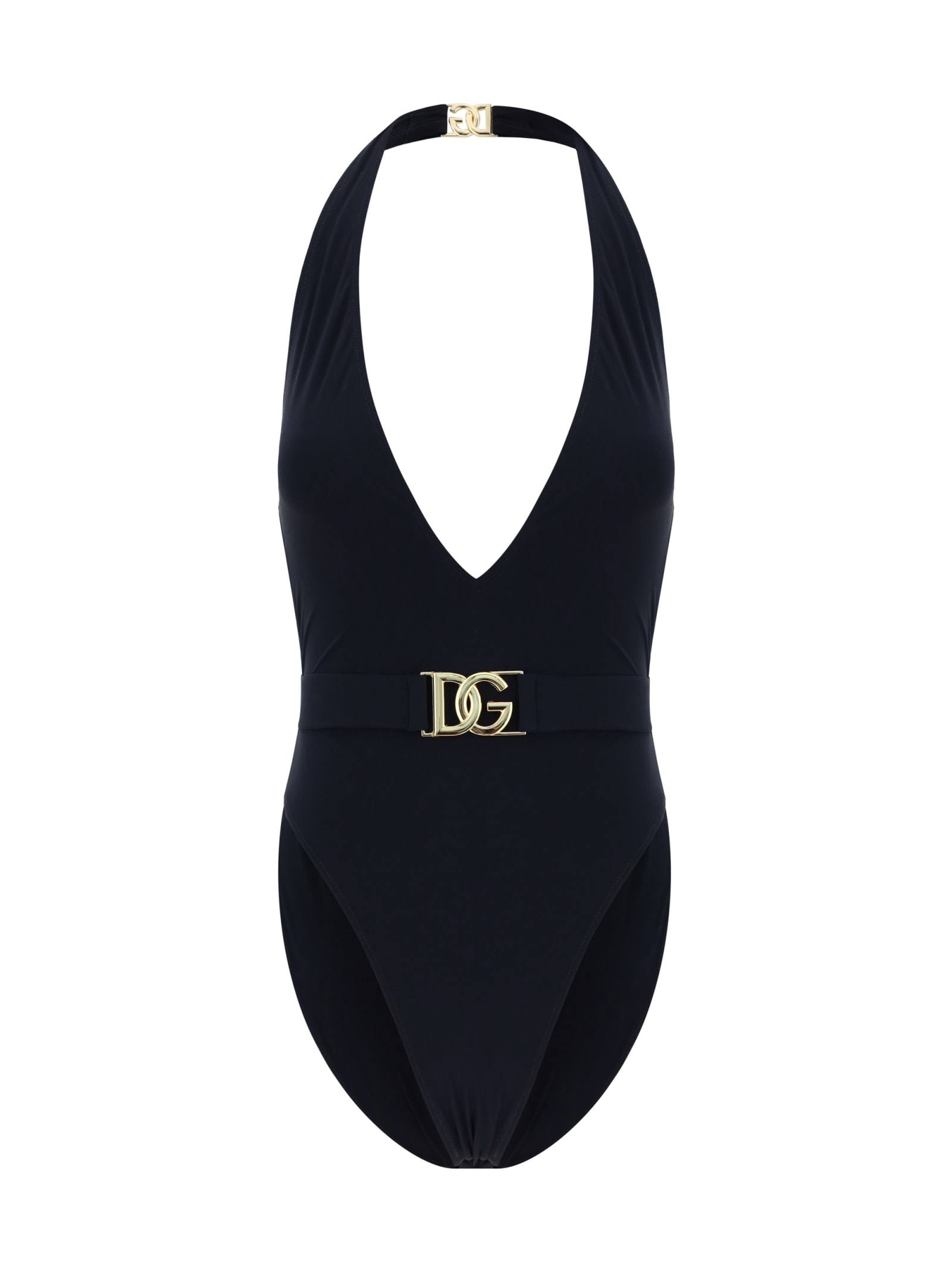 Shop Dolce & Gabbana Swimsuit In Nero