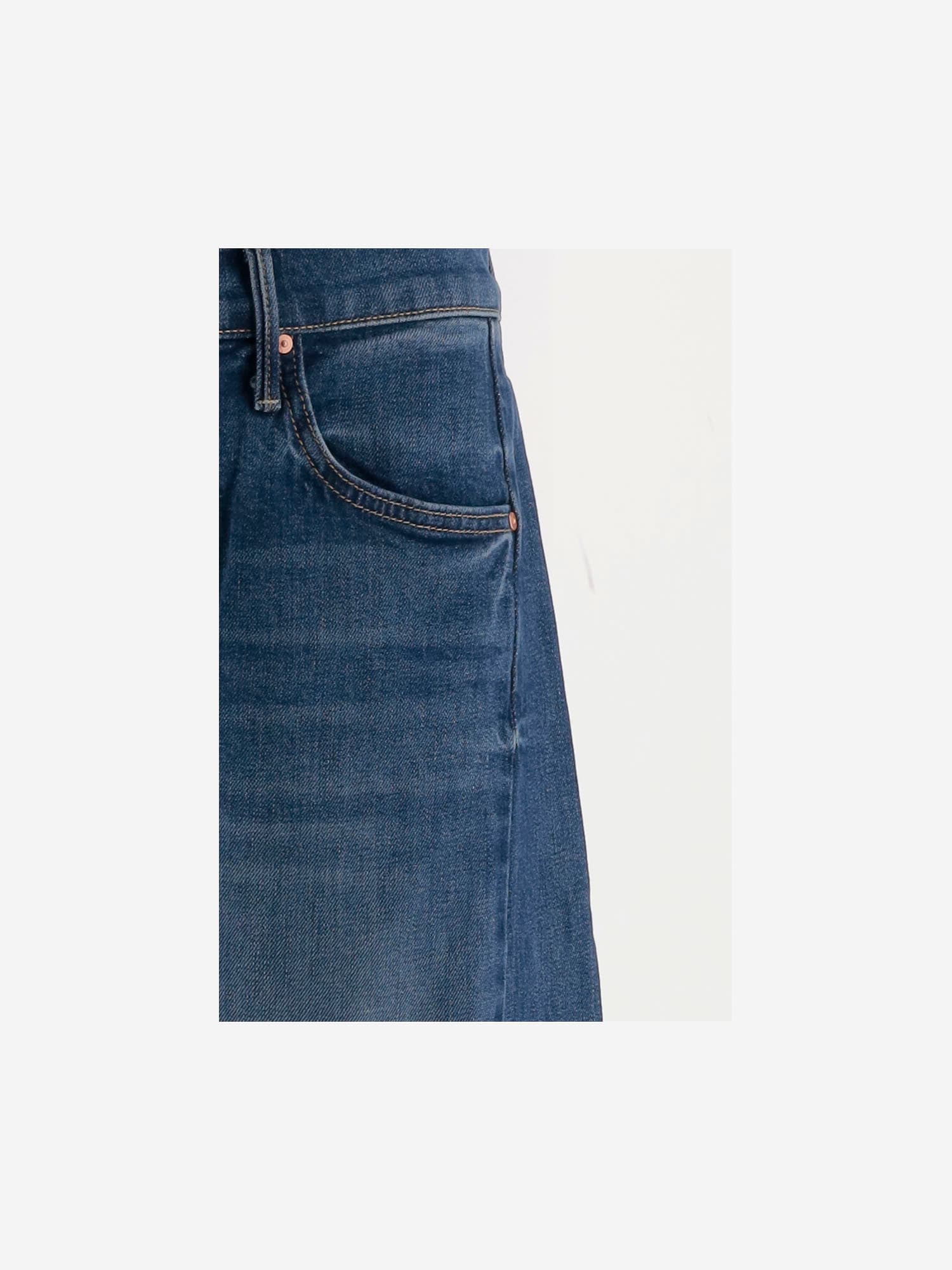 Mother The Half Pipe Ankle Jeans In Blue