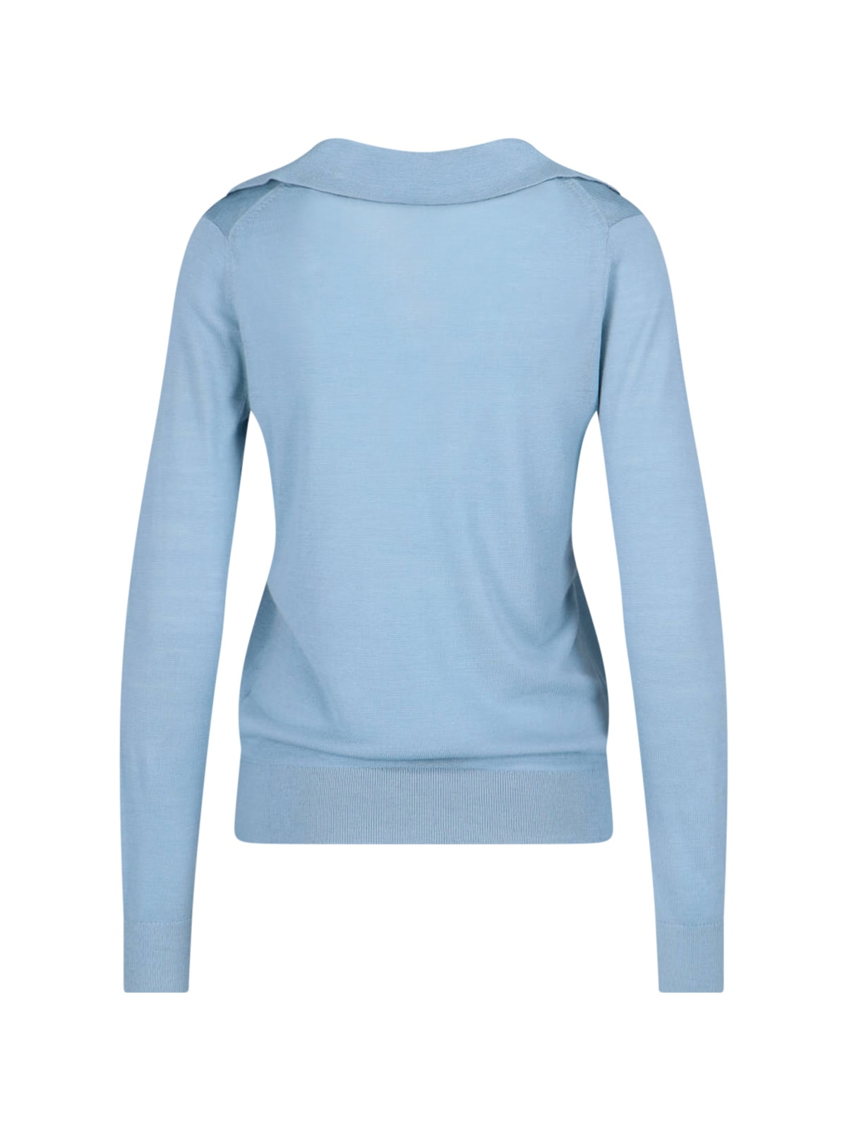 Calvin Klein Basic Sweater In Light Blue