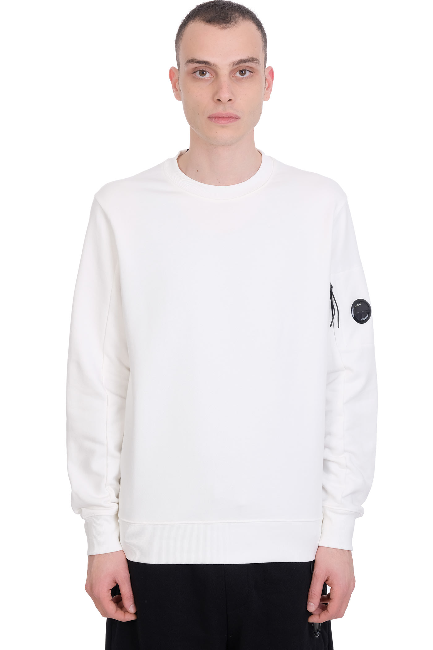 C.P. Company Sweatshirt In White Cotton