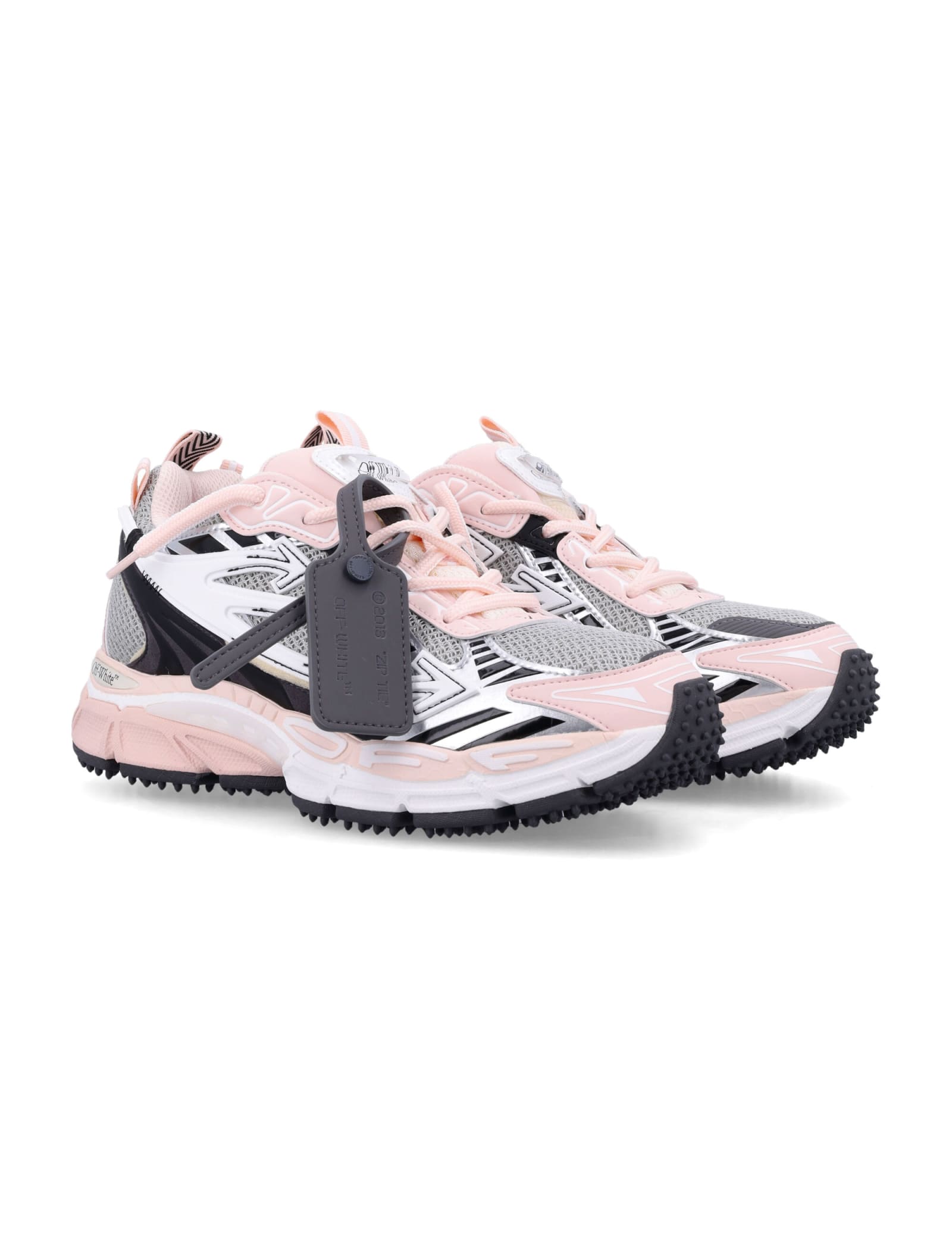 Shop Off-white Be Right Back Woman Sneakers In Grey Nude