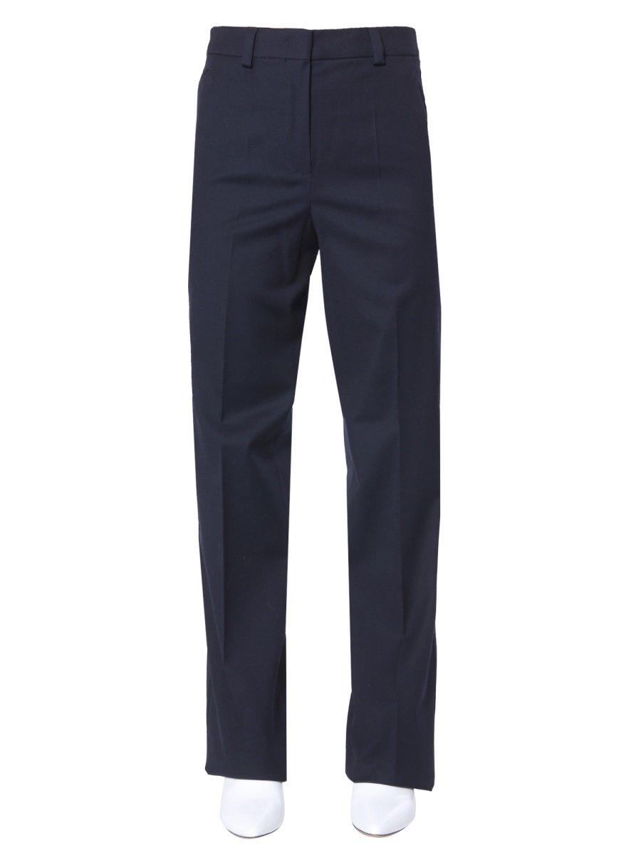 Max Mara Tailored Cone Pants In Blue