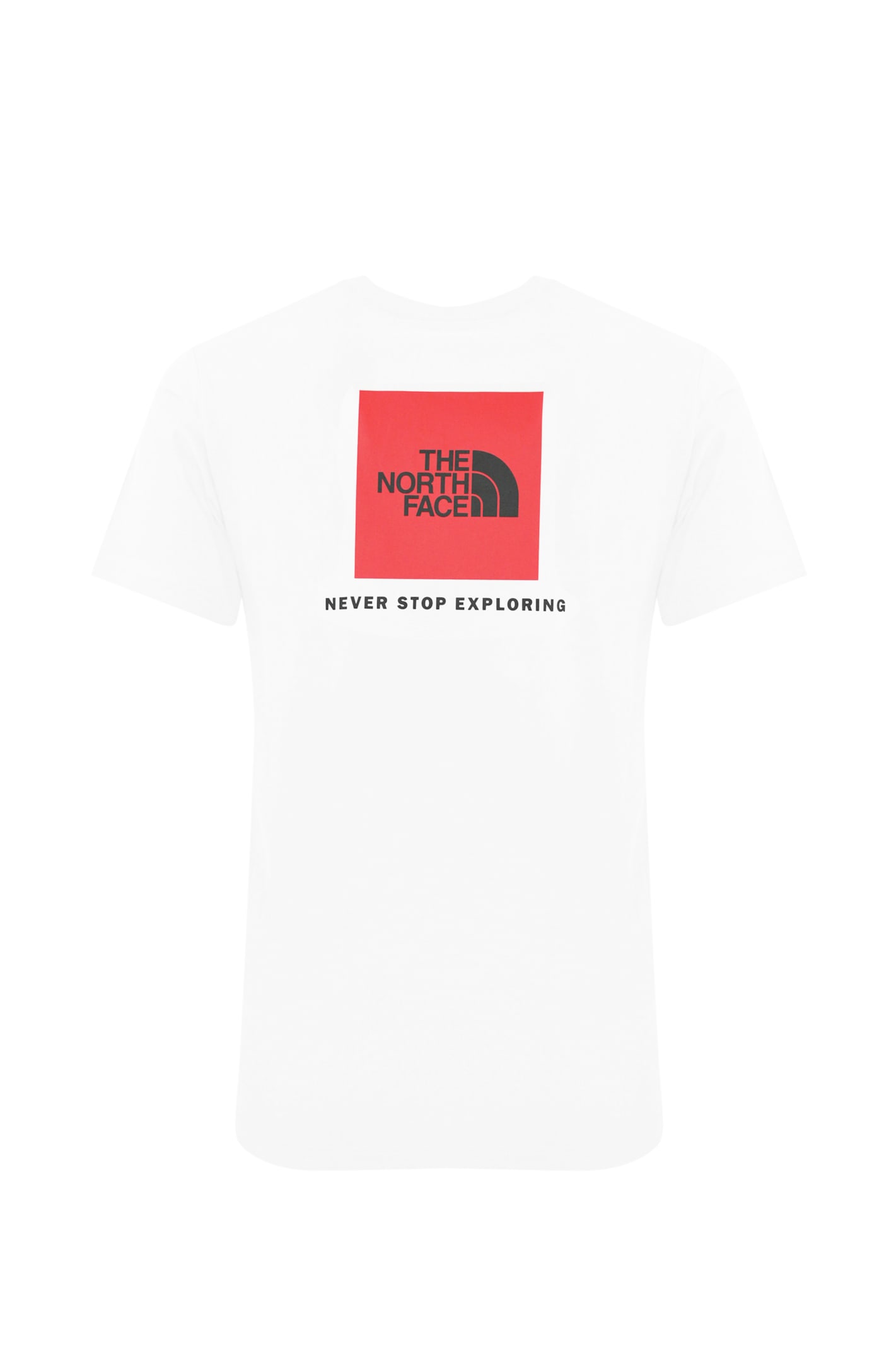 Shop The North Face Redbox Cotton T-shirt In White