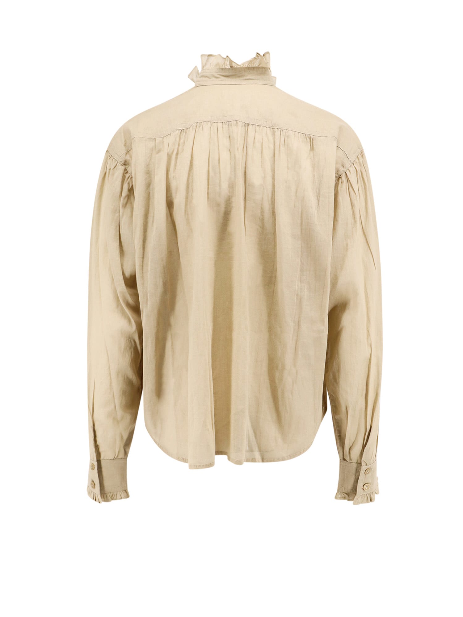 Shop Marant Etoile Pamiala Shirt In Beige