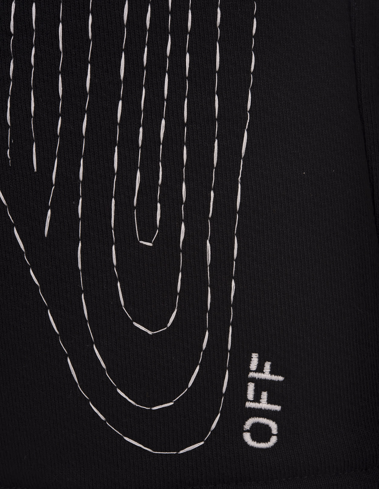 Shop Off-white Skate Body Stitch Joggers In Nero