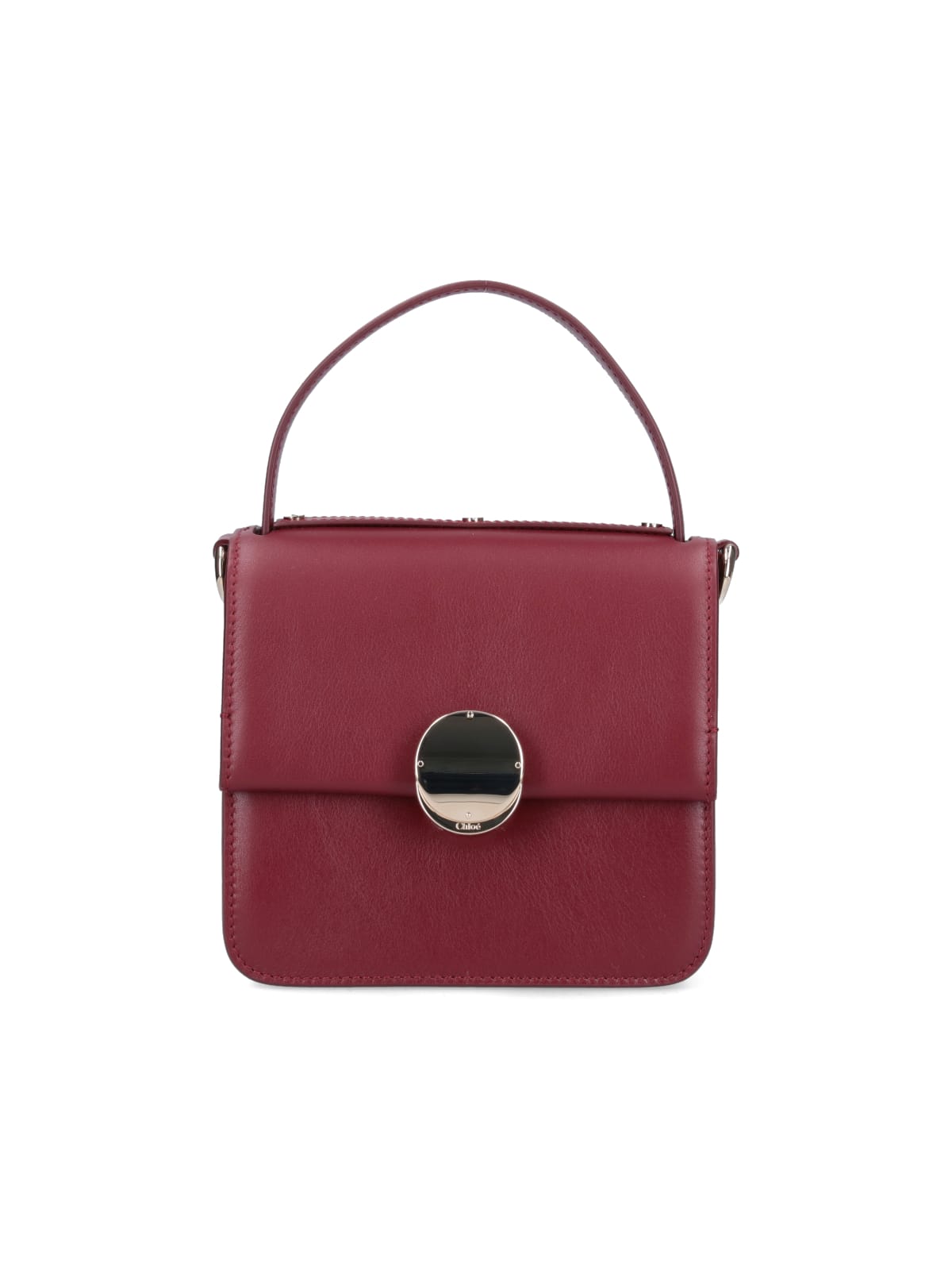Shop Chloé Small Bag Penelope In Red
