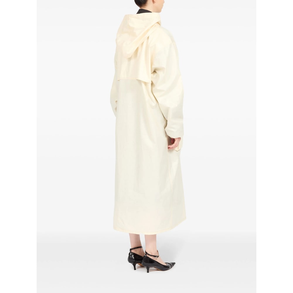 Maison Margiela Single-breasted Trench Coat In Neutral