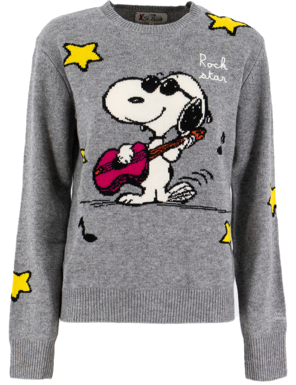 Mc2 Saint Barth Pullover In Snoopy Star 15m Emb