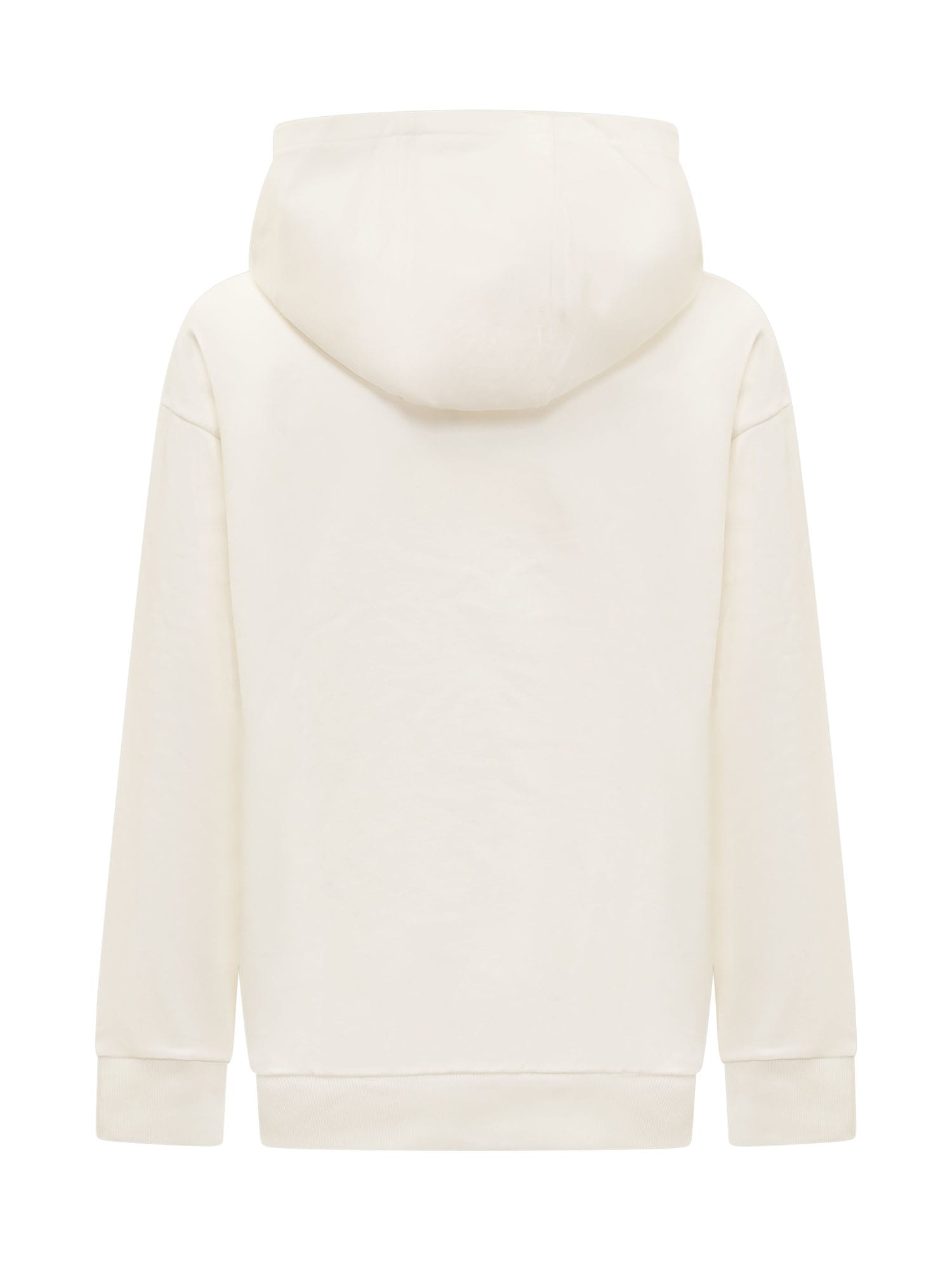 Shop Young Versace Sweatshirt With Logo In Bianco Fuxia Multicolor