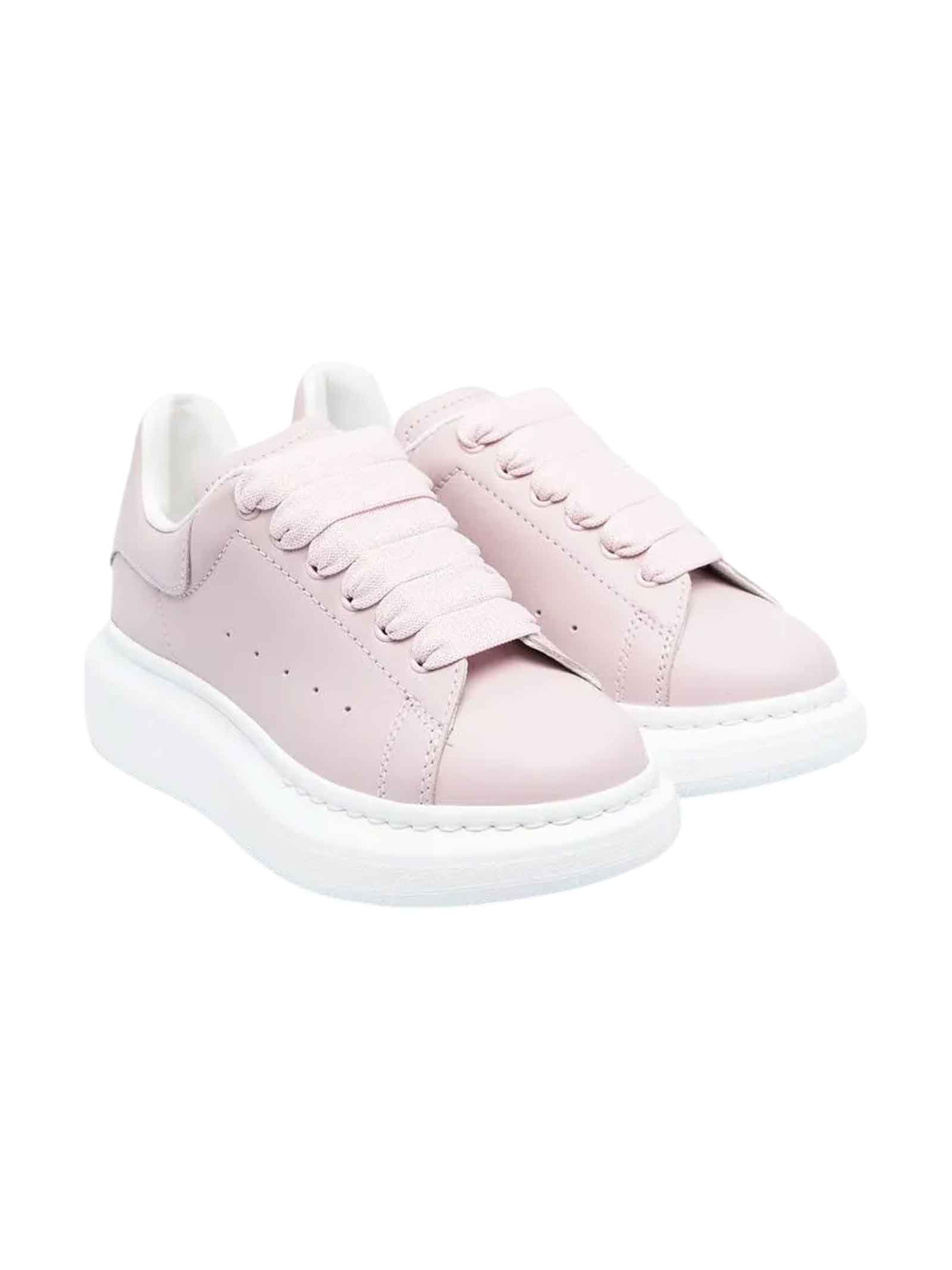 Alexander McQueen Pink Sneakers Unisex Kids