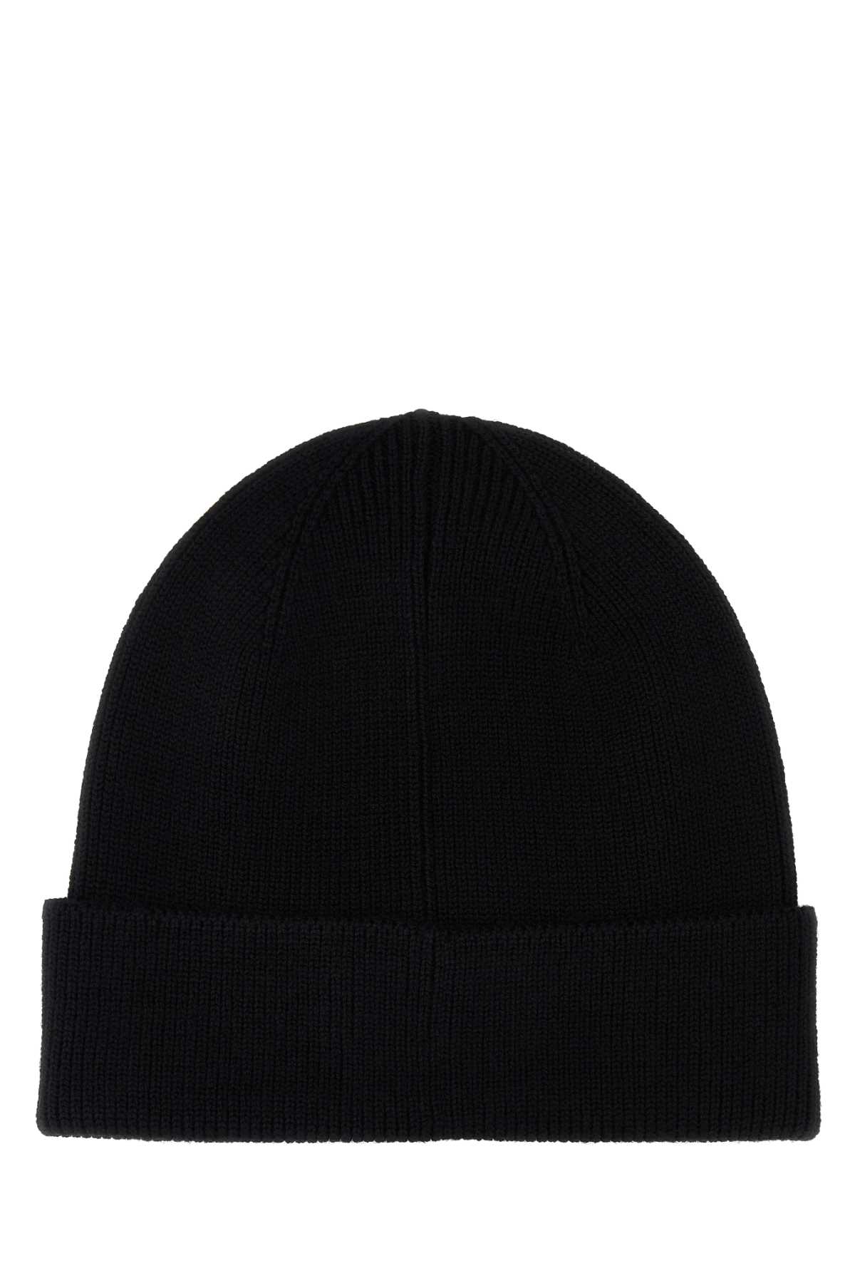 Etudes Studio Black Wool Blend Beanie Hat