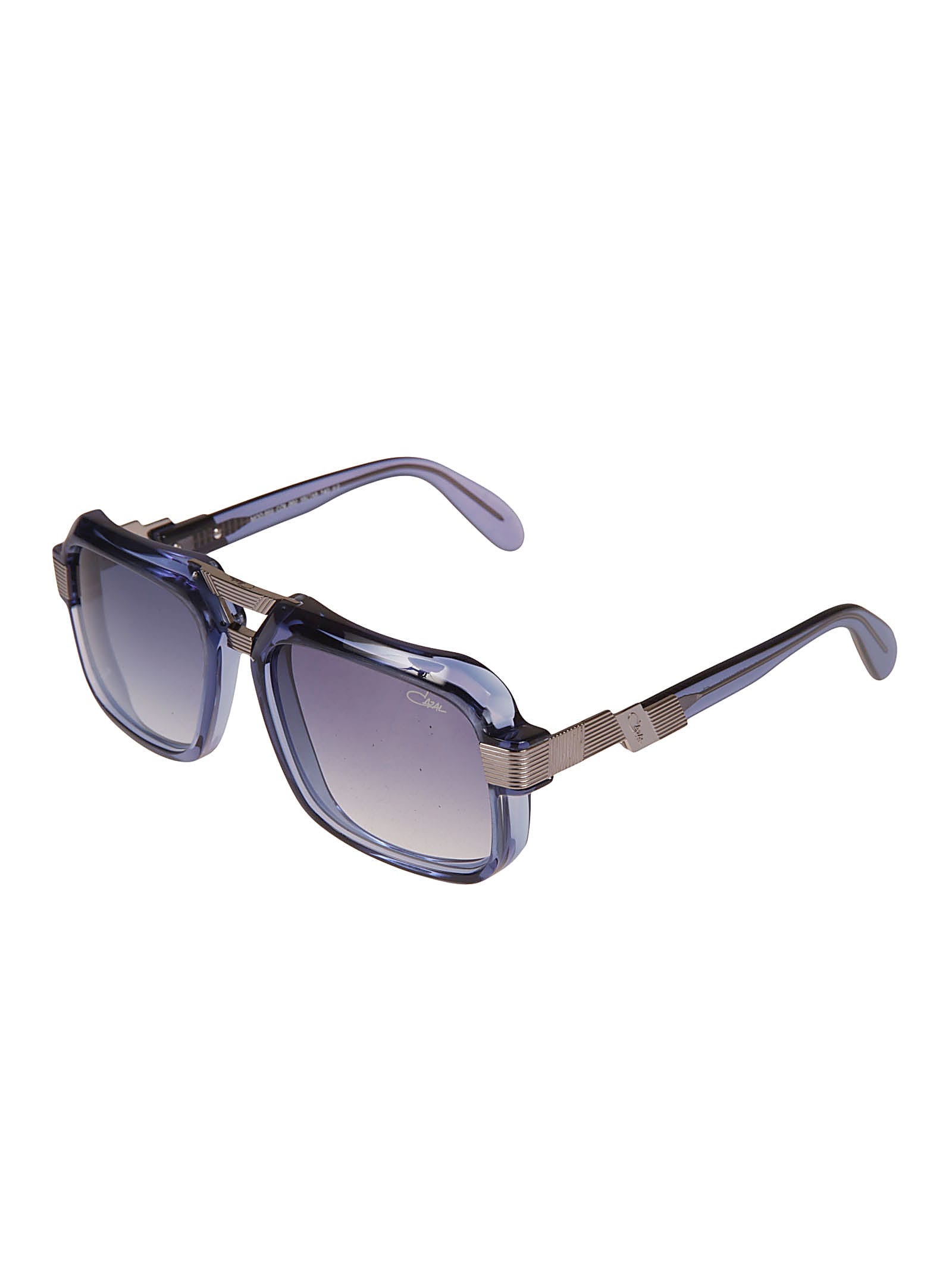 Cazal Classic Transparent Square Frame Sunglasses In Blue