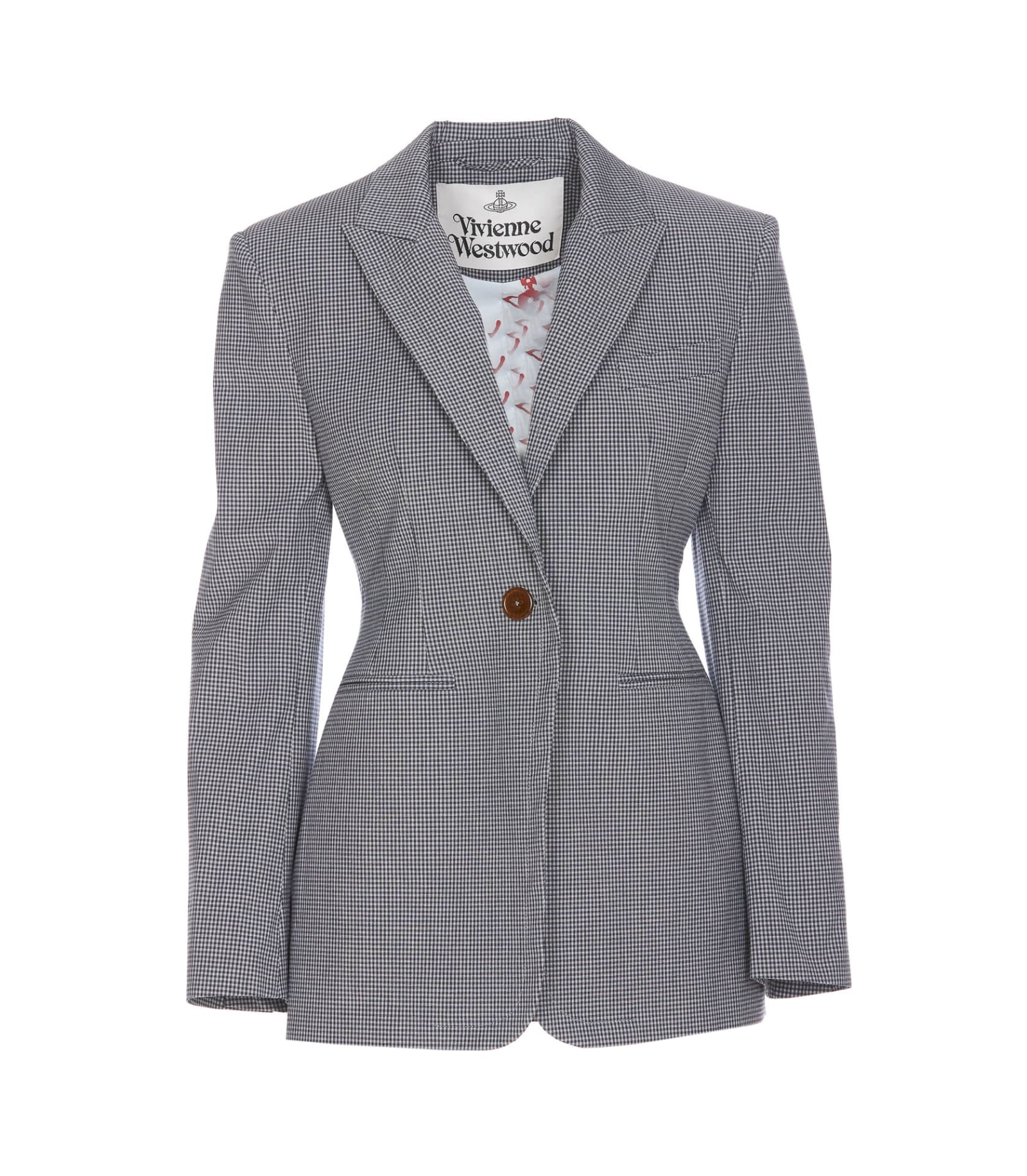 Shop Vivienne Westwood Sb Laurent Jacket In Grey