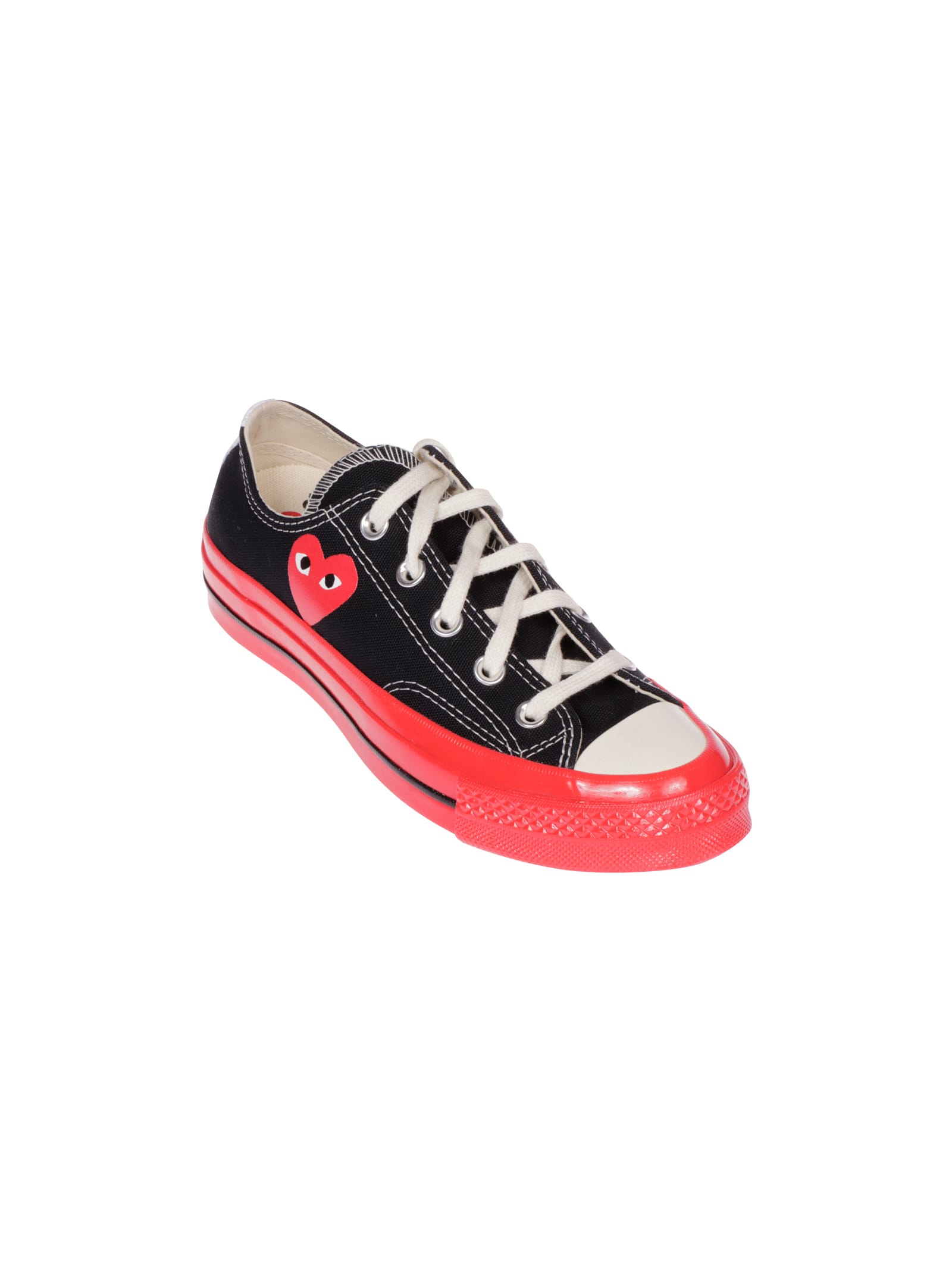 Shop Comme Des Garçons Play Low Top Red Sole In 1
