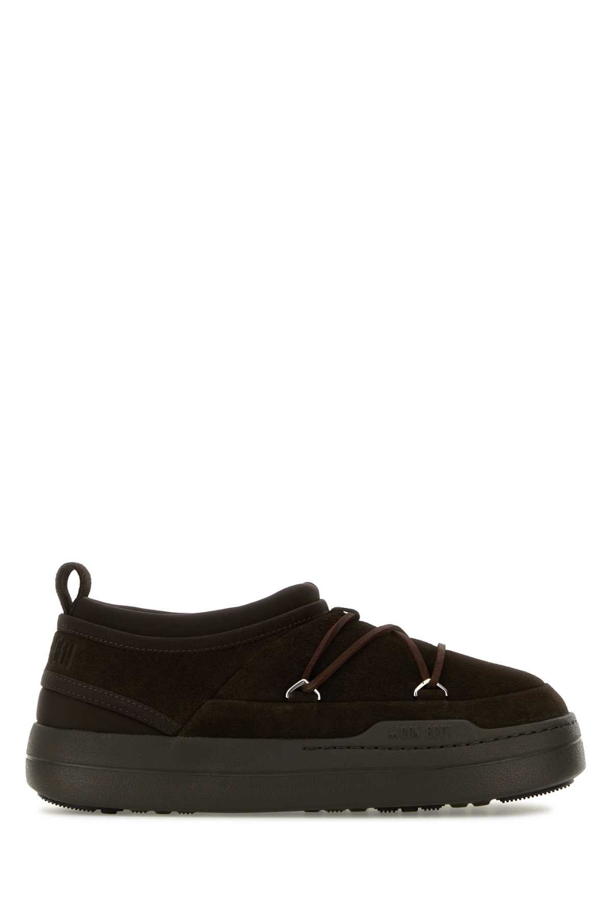 Moon Boot Brown Suede Mb Park Icon Slip Ons