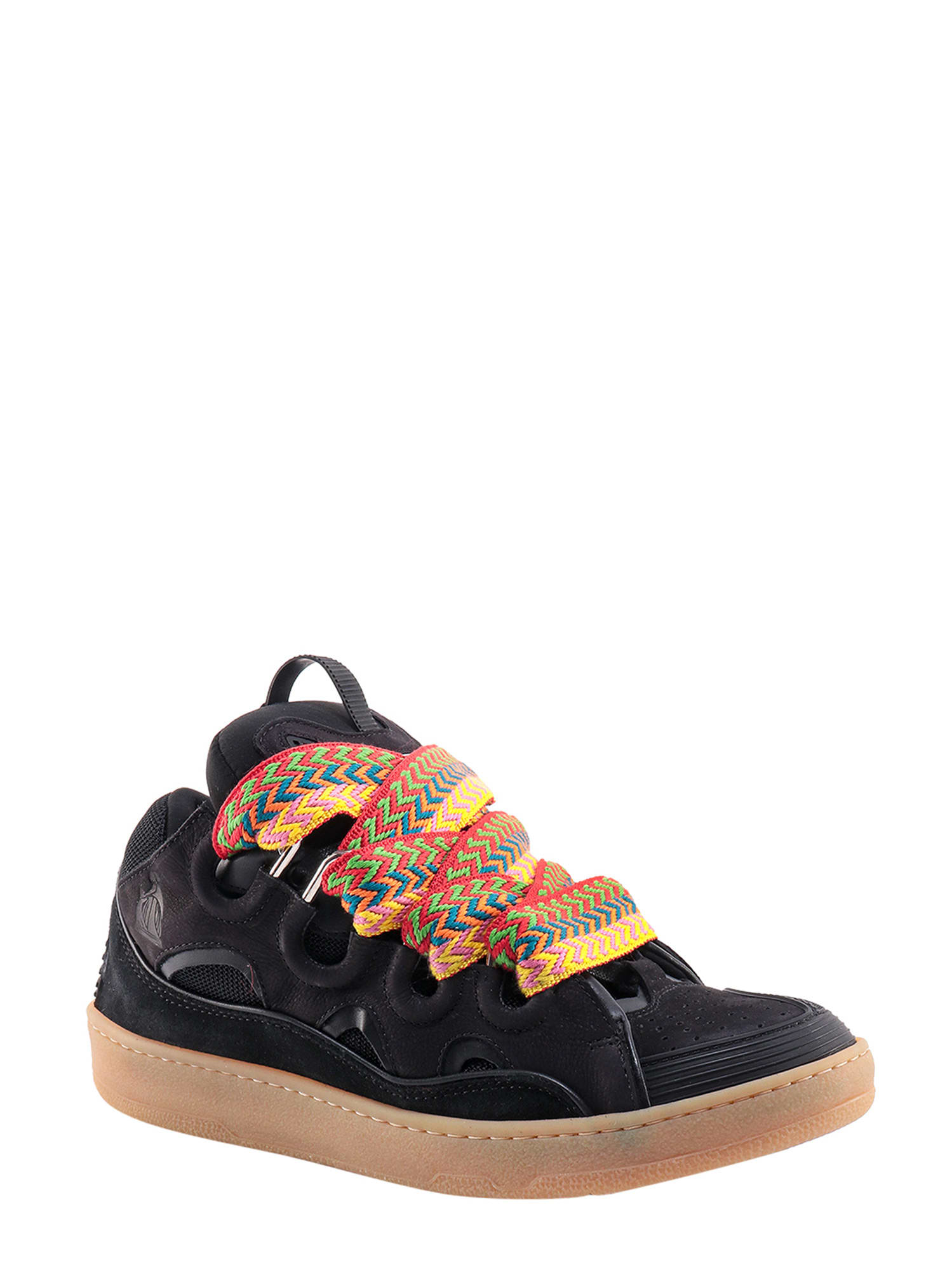 Shop Lanvin Curb Sneakers In Black