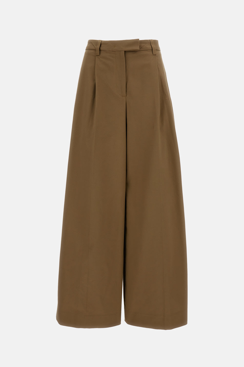 The Latest Deva Gabardina Trousers In Brown