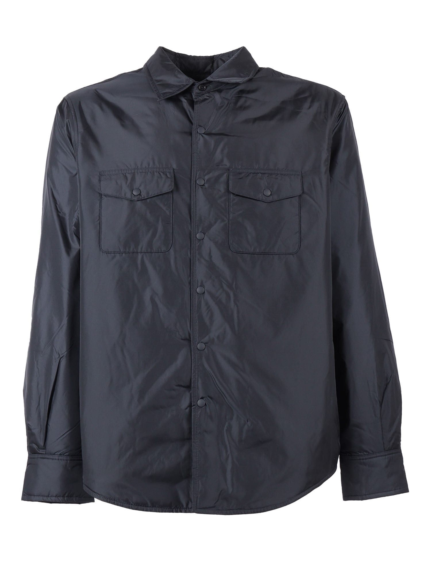 Aspesi Man Shirt In Blue