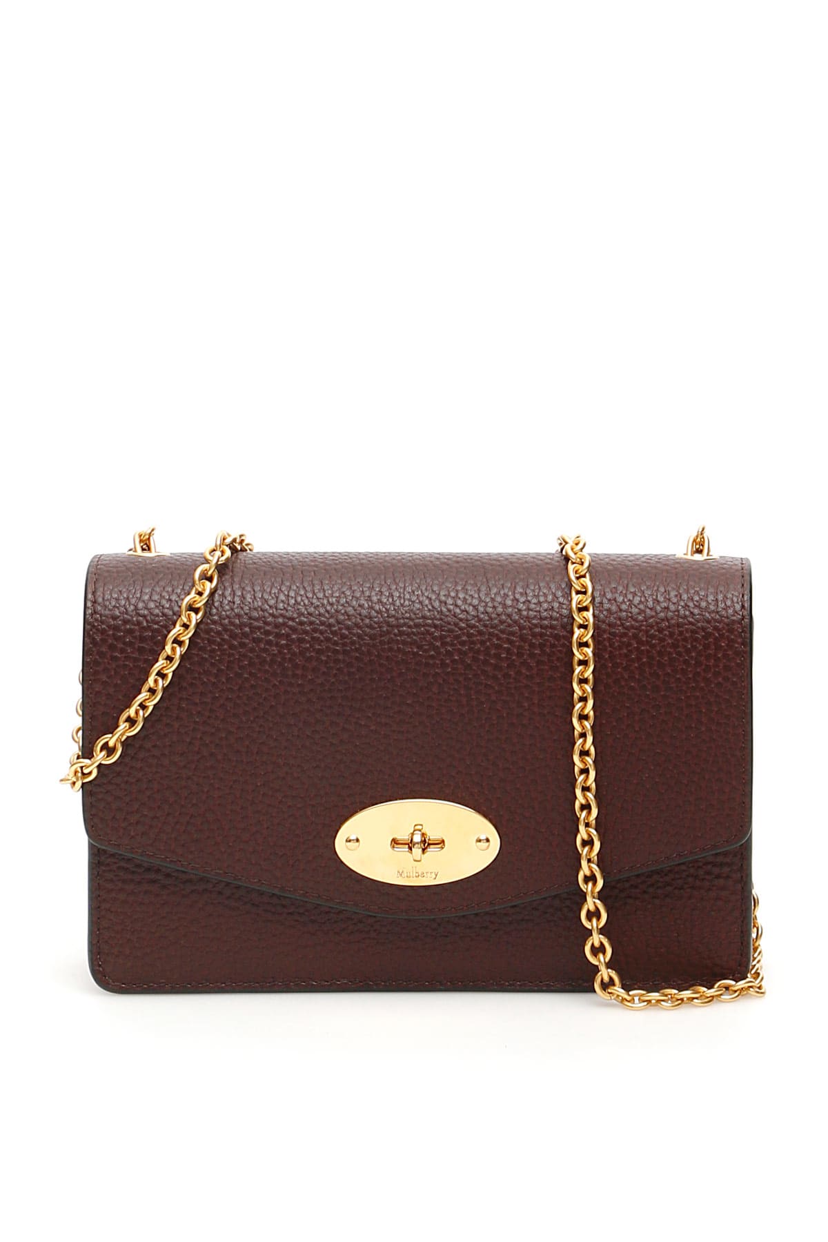 MULBERRY GRAIN LEATHER SMALL DARLEY BAG,11205669