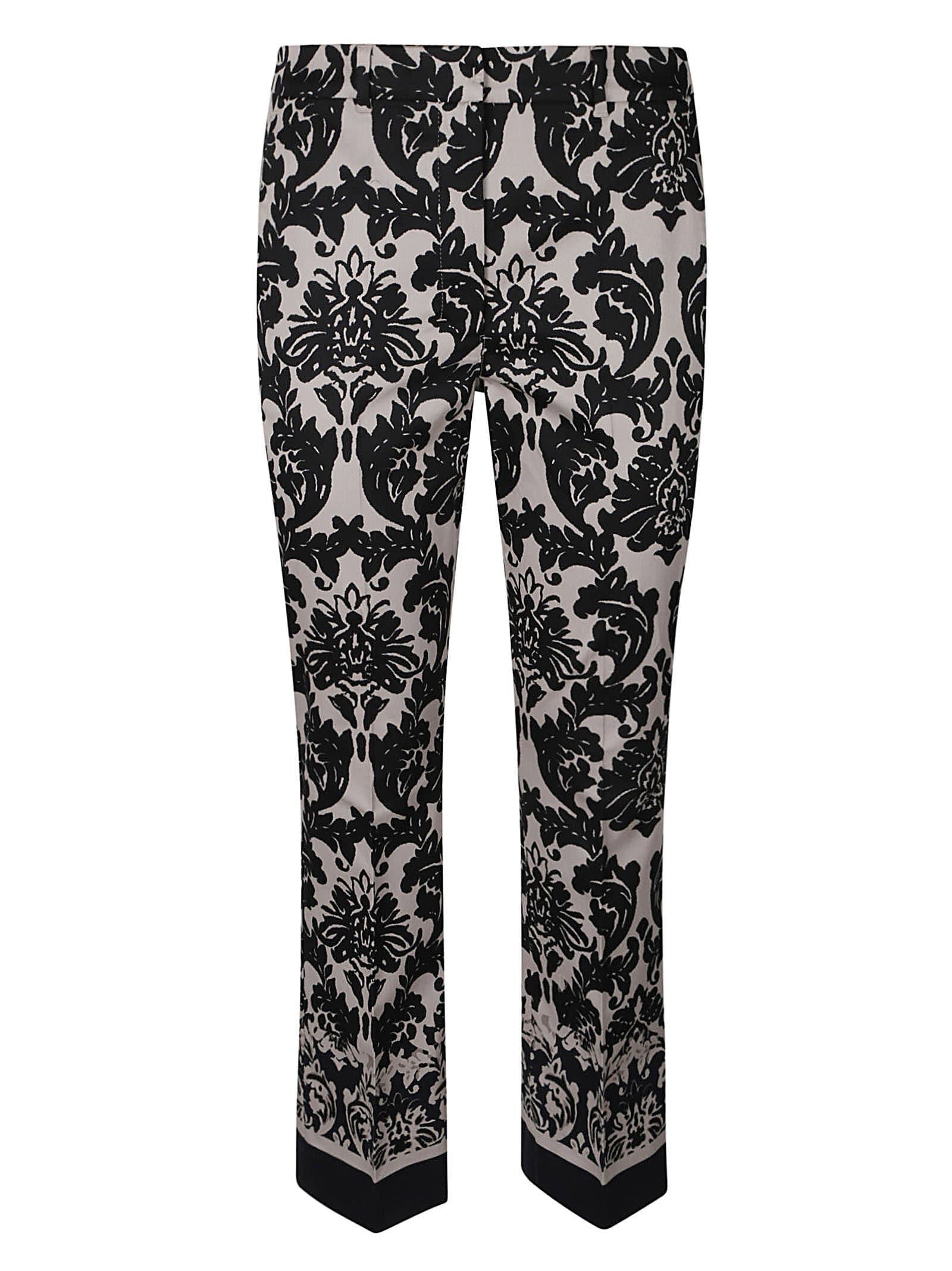 'S Max Mara Fitted Printed Trousers